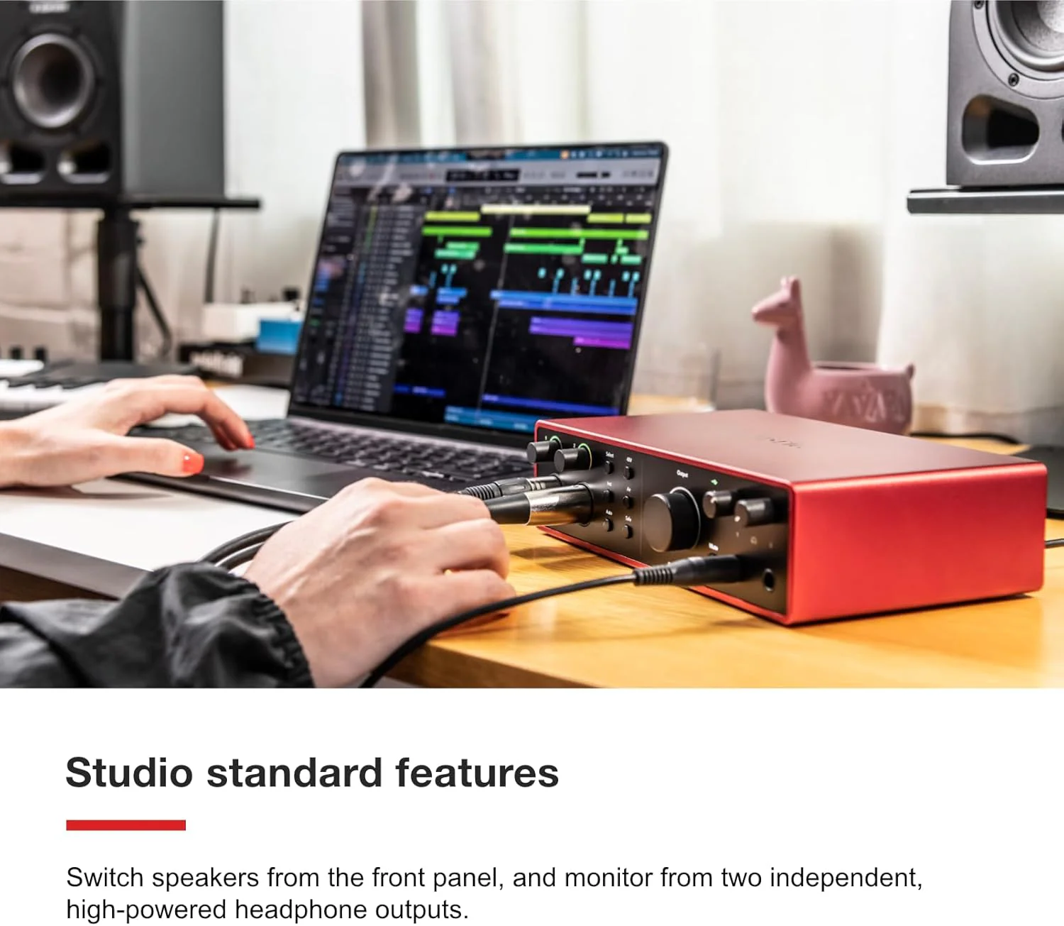 Interfaz de Audio Focusrite Scarlett 16i16 4th Gen – 16 In/Out con Convertidores RedNet y Auto Gain - Image 4