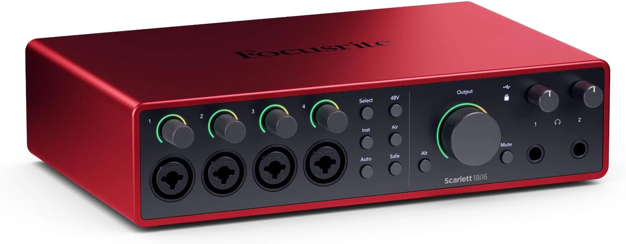 Interfaz de Audio Focusrite Scarlett 16i16 4th Gen – 16 In/Out con Convertidores RedNet y Auto Gain - Image 9