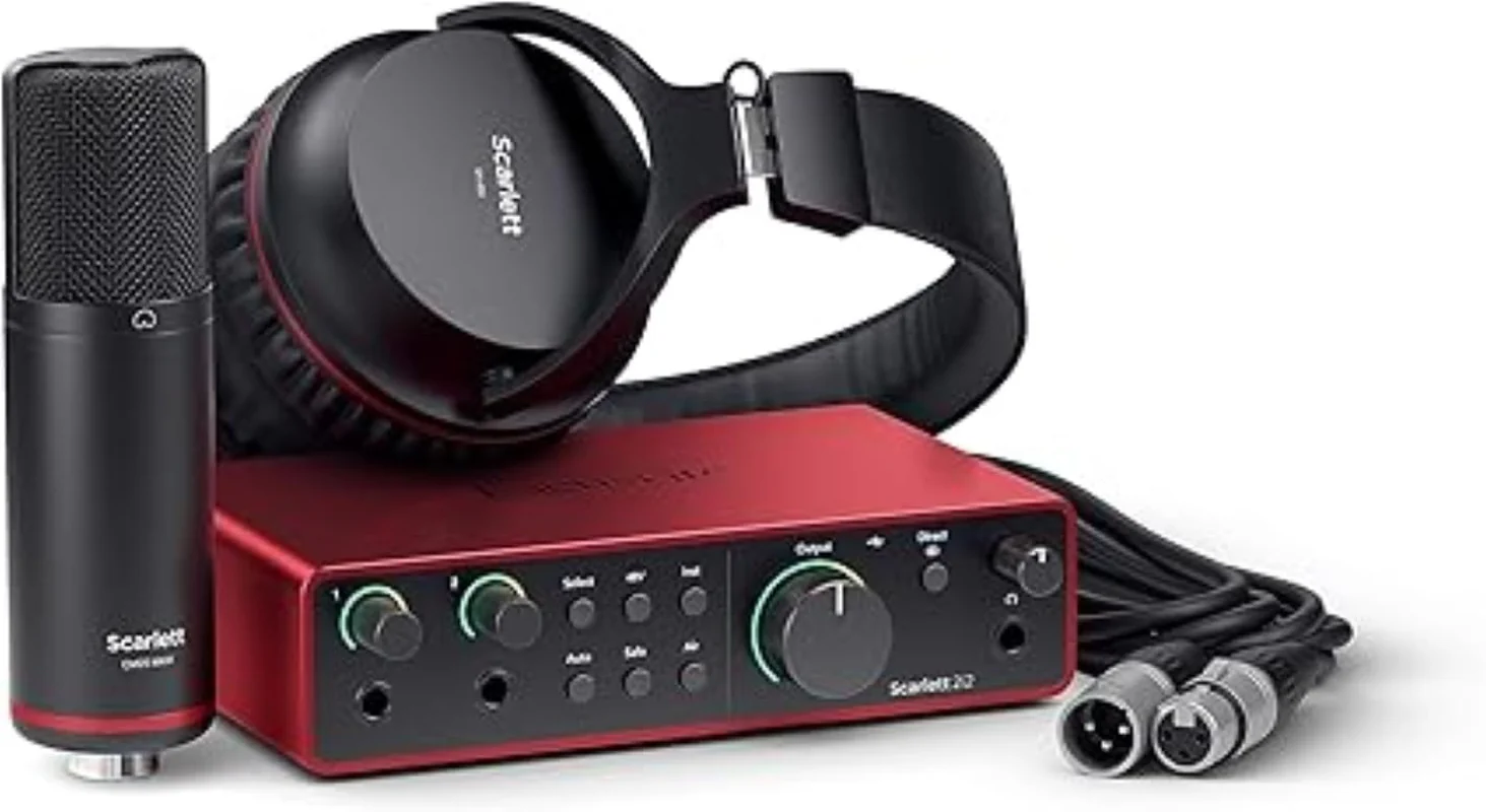 Interfaz de Audio Focusrite Scarlett Solo 4th Gen – Rango Dinámico 120dB, Modo Air y Suite de Software - Image 9