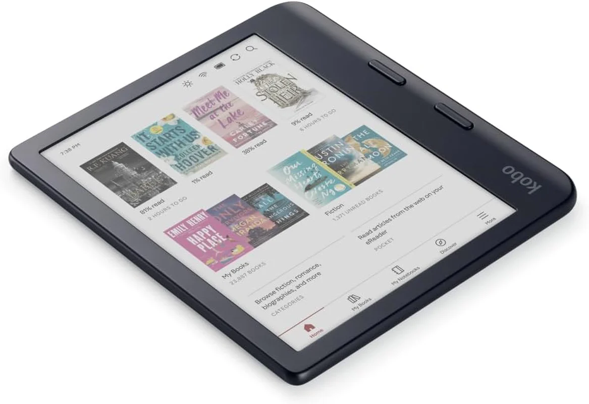 Kobo Libra Colour Ereader: Lector Electrónico de 7” con Pantalla Color E Ink Kaleido™ 3, a Prueba de Agua y Audiolibros - Image 3