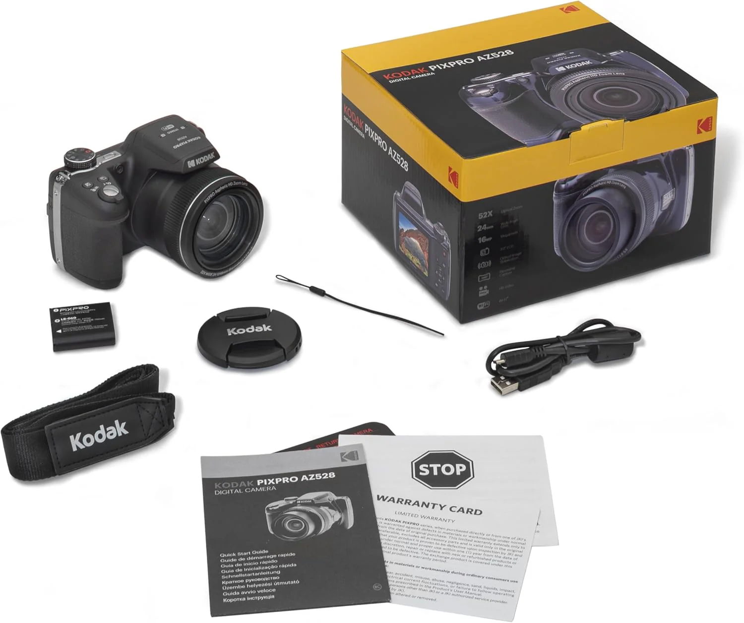 Kodak Cámara Bridge PIXPRO AZ528 – Zoom Óptico 52x, Wi-Fi, Sensor CMOS 16MP y Ráfaga 6fps - Image 10