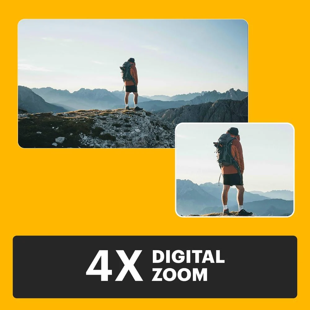 Kodak Cámara Digital PIXPRO C1 – Estilo Retro 13MP con Pantalla Selfie Abatible 180° y Video Full HD - Image 6