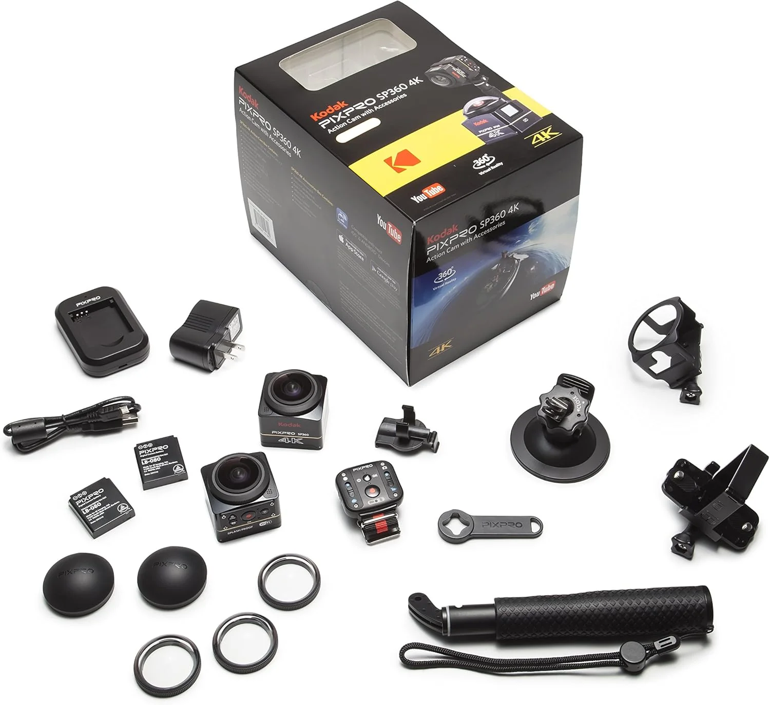 Kodak Cámara VR PIXPRO SP360 4K – Video 360° Inmersivo, Lente 235° Ultra Gran Angular y WiFi - Image 3