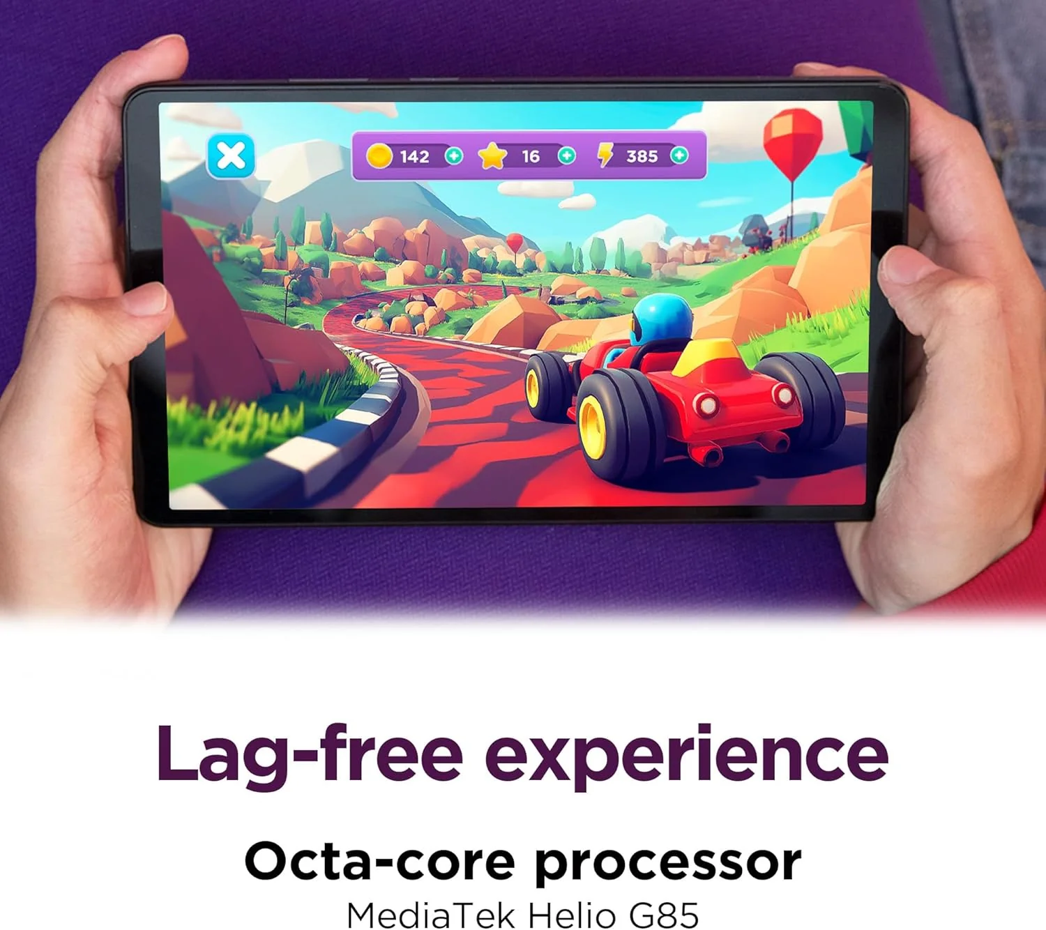 Lenovo Tab One: Tablet Ultraligera para Streaming, 8.7" HD, 4GB/64GB, 12.5h Batería + Funda - Image 4