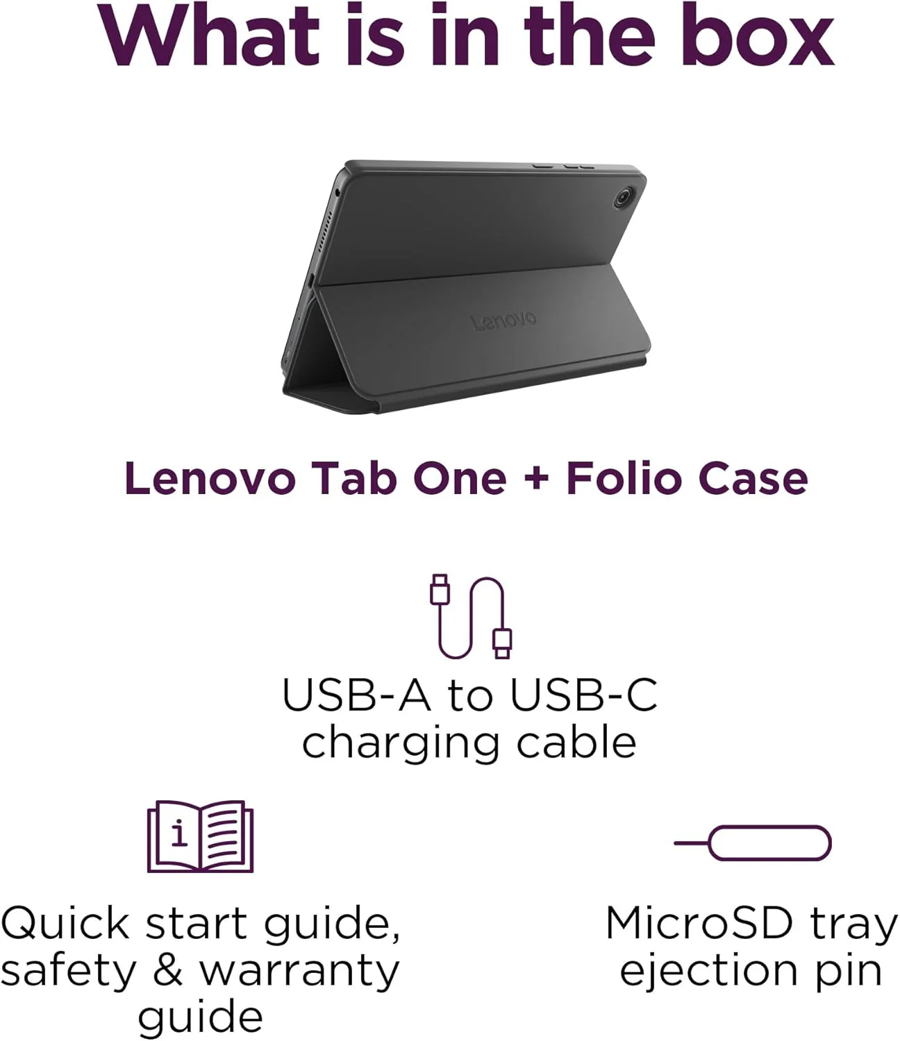 Lenovo Tab One: Tablet Ultraligera para Streaming, 8.7" HD, 4GB/64GB, 12.5h Batería + Funda - Image 8