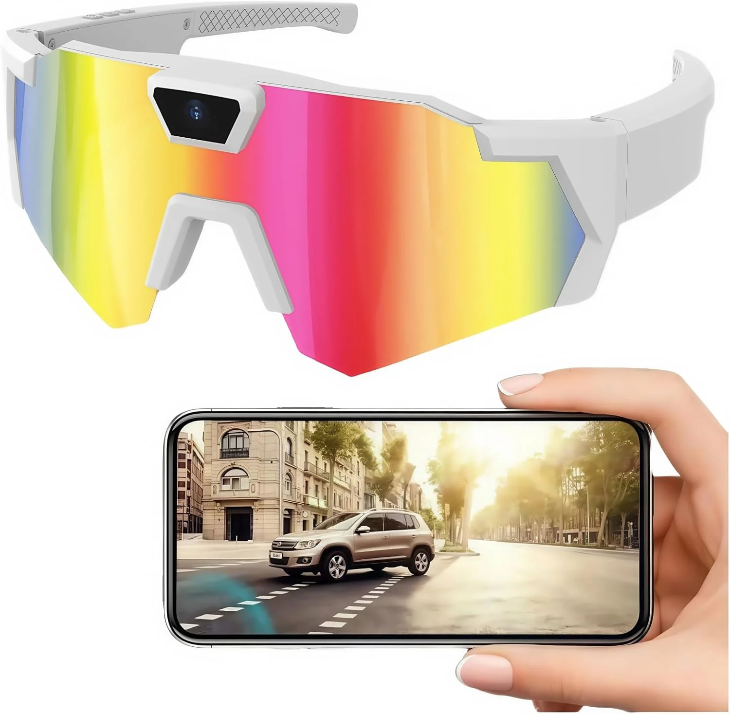 Lentes con cámara inteligente para deportes al aire libre, grabación de vídeo HD - Image 7