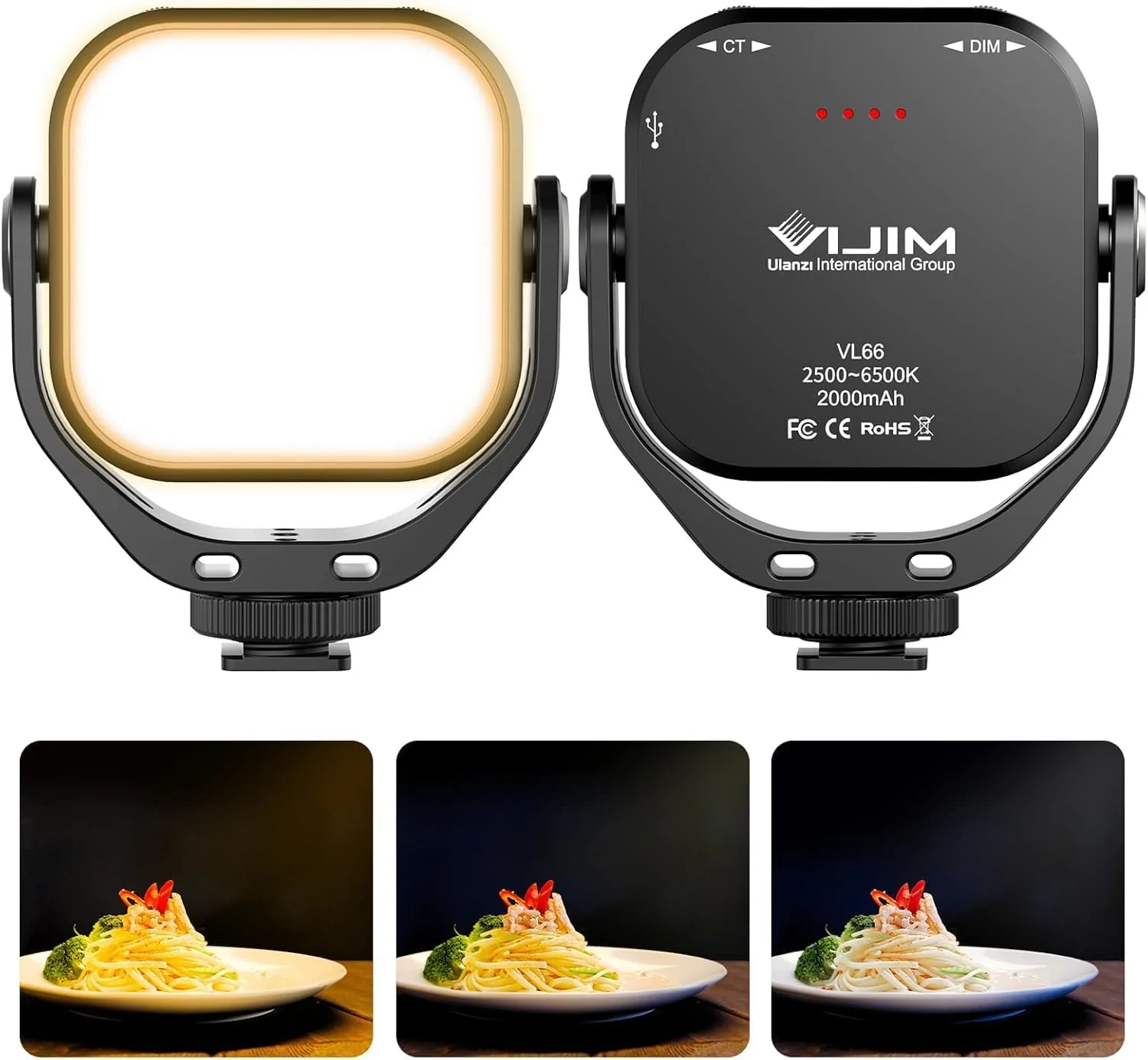 Luces LED Mini Ulanzi VL49 / VL66 / VL100X Recargables | GSMPRO - Image 11
