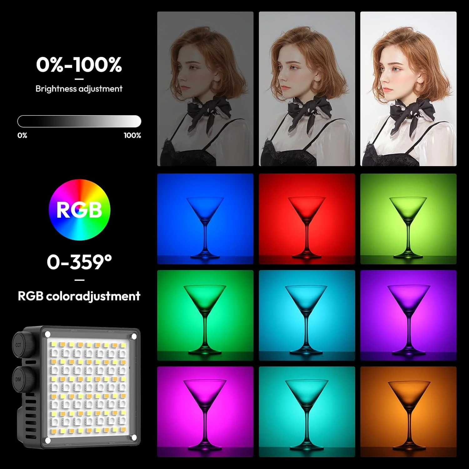 ULANZI LE20 - Luz de Vídeo RGB - Image 3