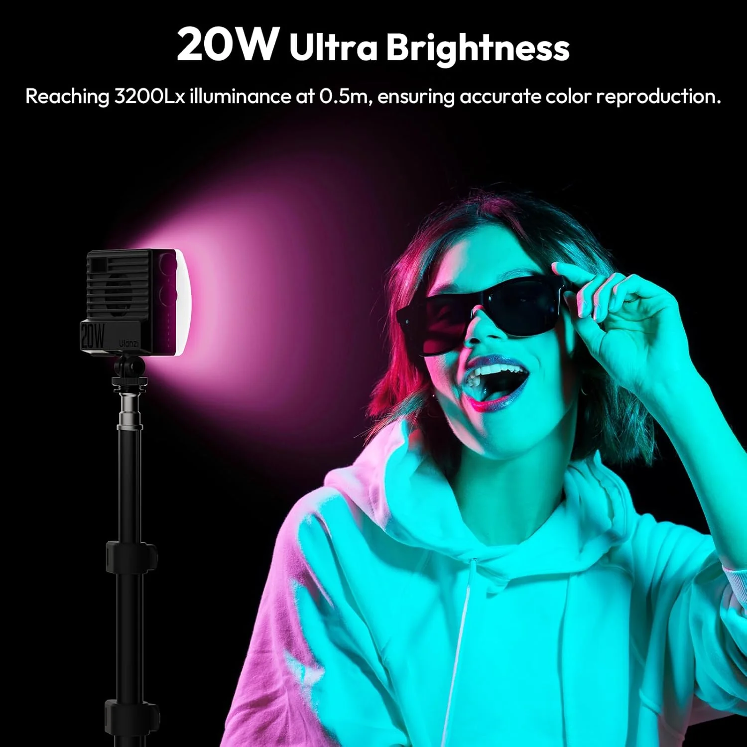 ULANZI LE20 - Luz de Vídeo RGB - Image 5