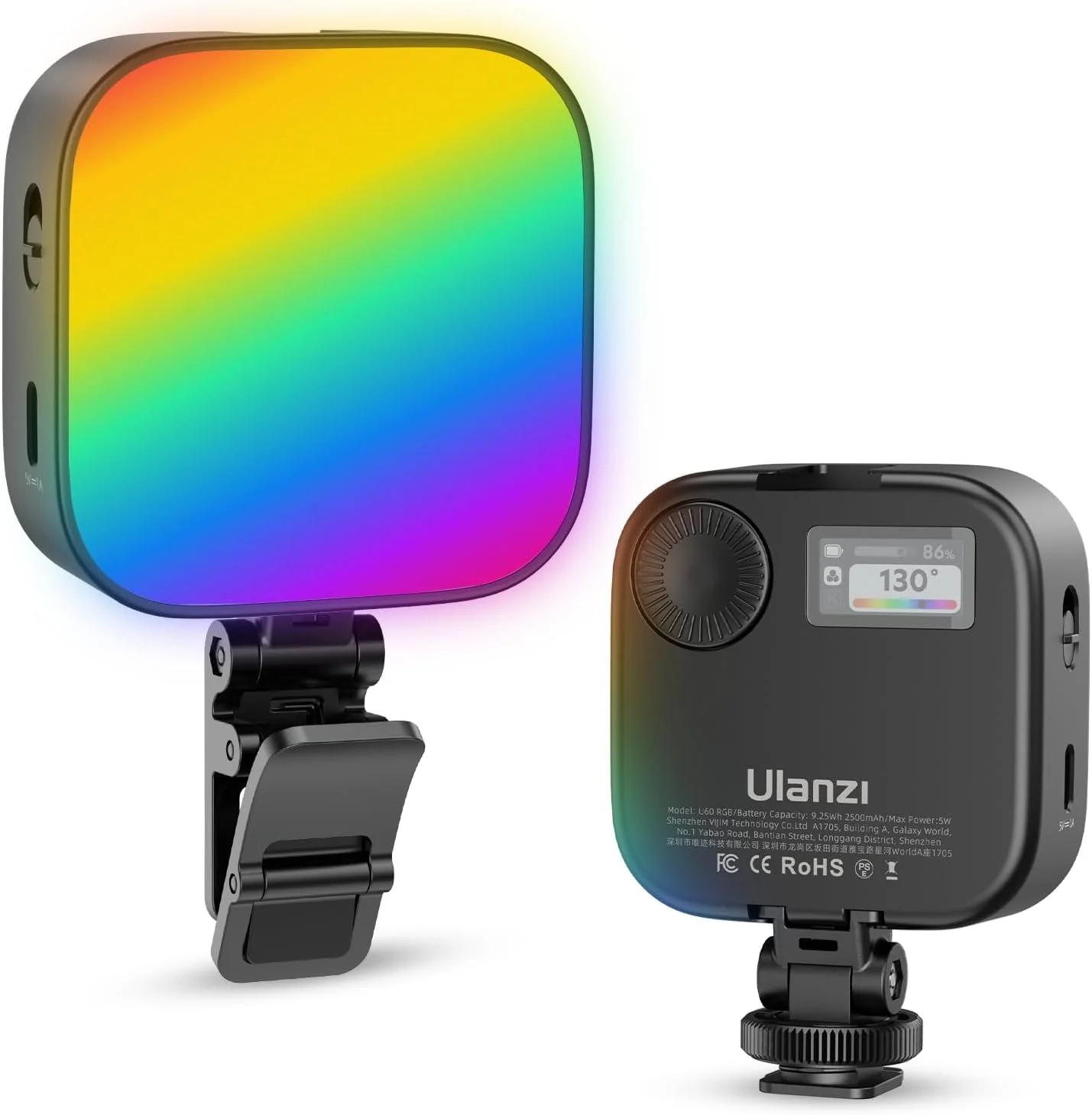 ULANZI VL49 / ULANZI U60 - Luces de Video RGB - Image 9