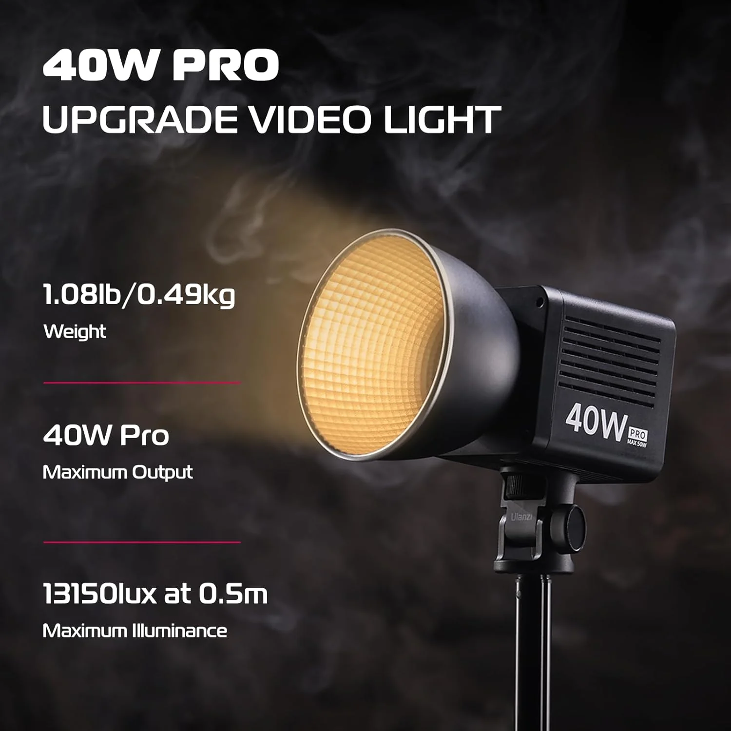 ULANZI Luz de video LED portátil de 40 W Pro - Image 3