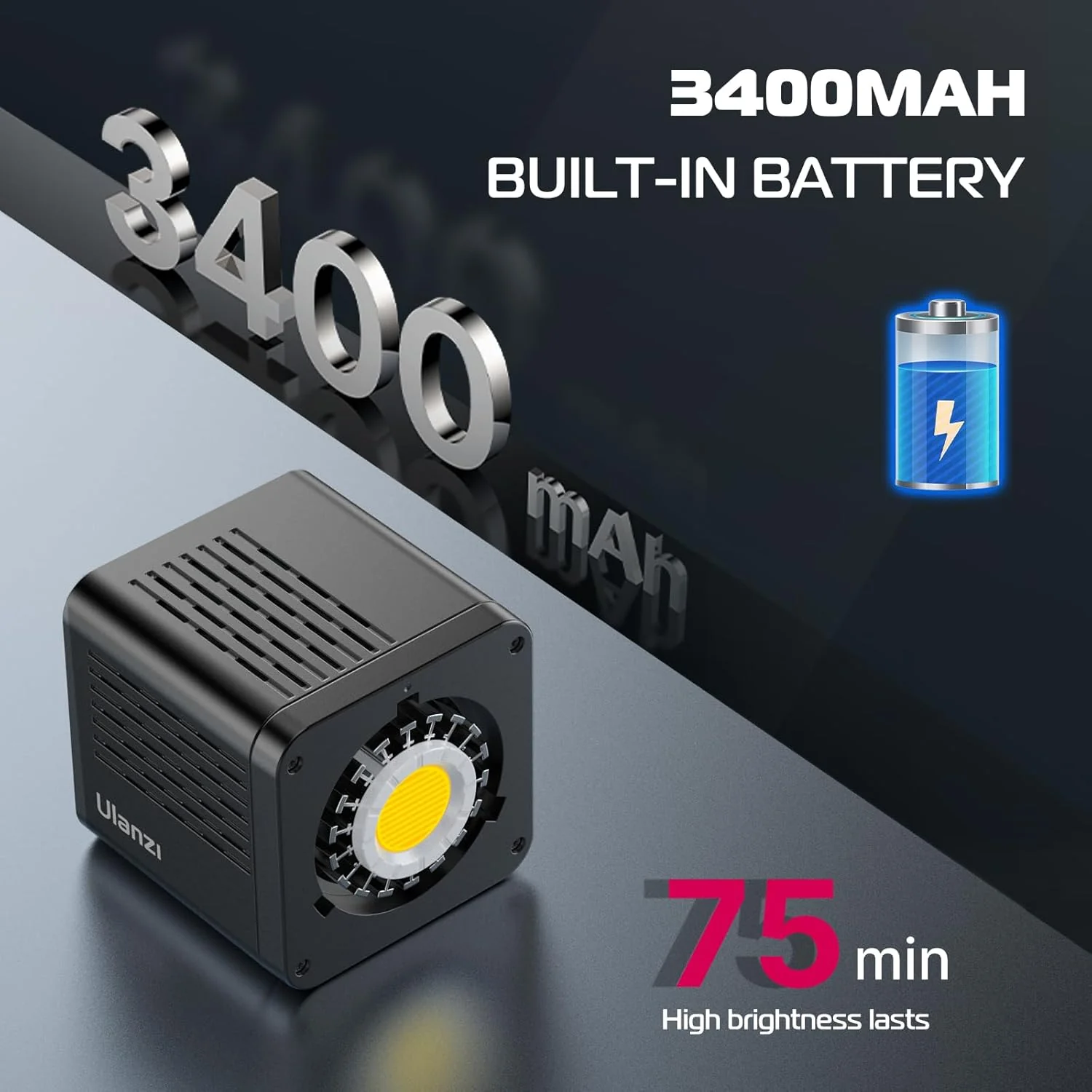 ULANZI Luz de video LED portátil de 40 W Pro - Image 7