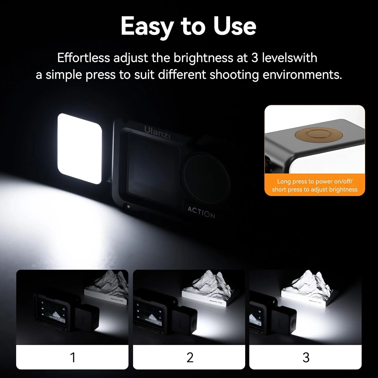 ULANZI LM18 - Luz LED Mini para Vlogging de Acción - Image 5