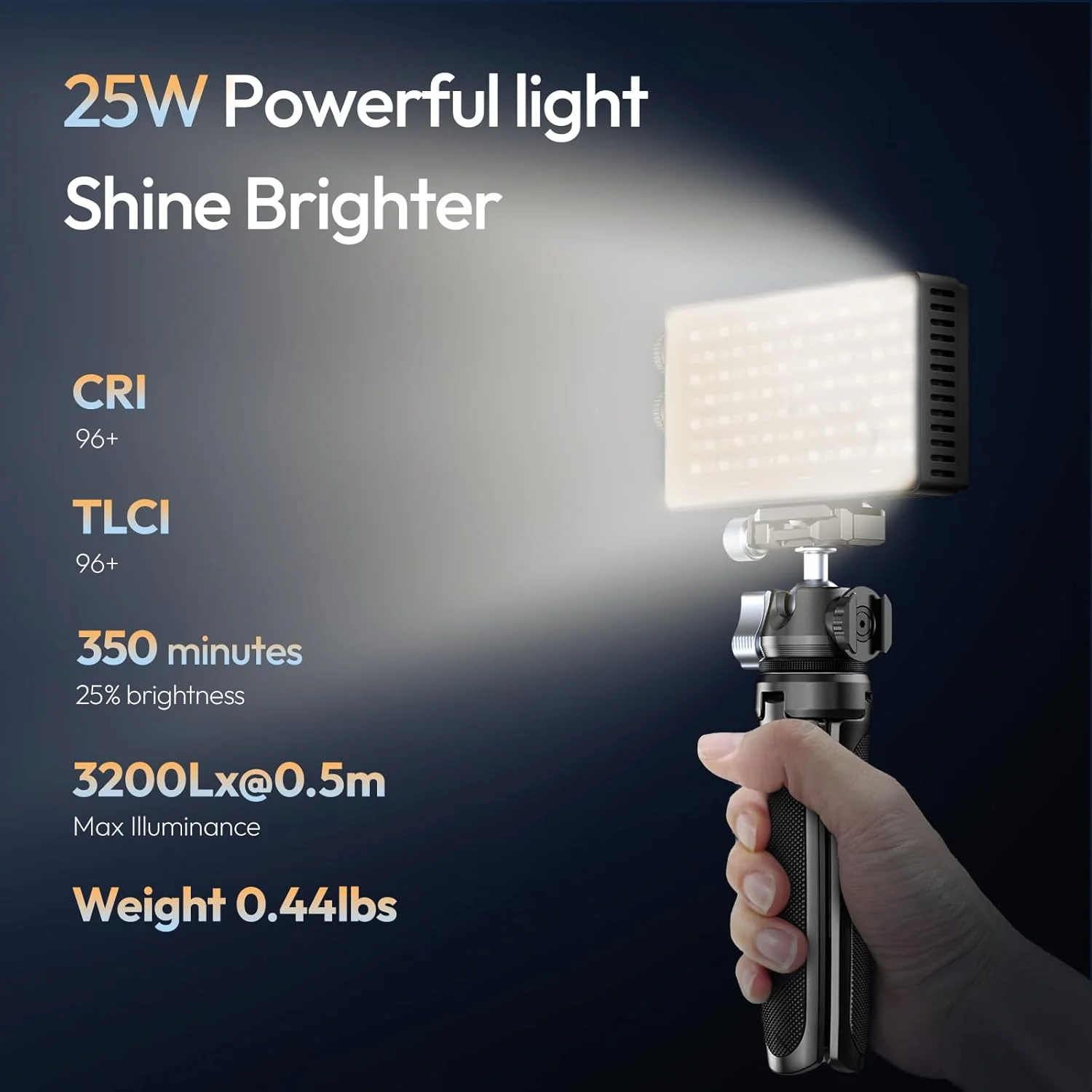 ULANZI Luz de video PL25 - Luz de cámara LED de 25 W, mini panel bicolor - Image 4