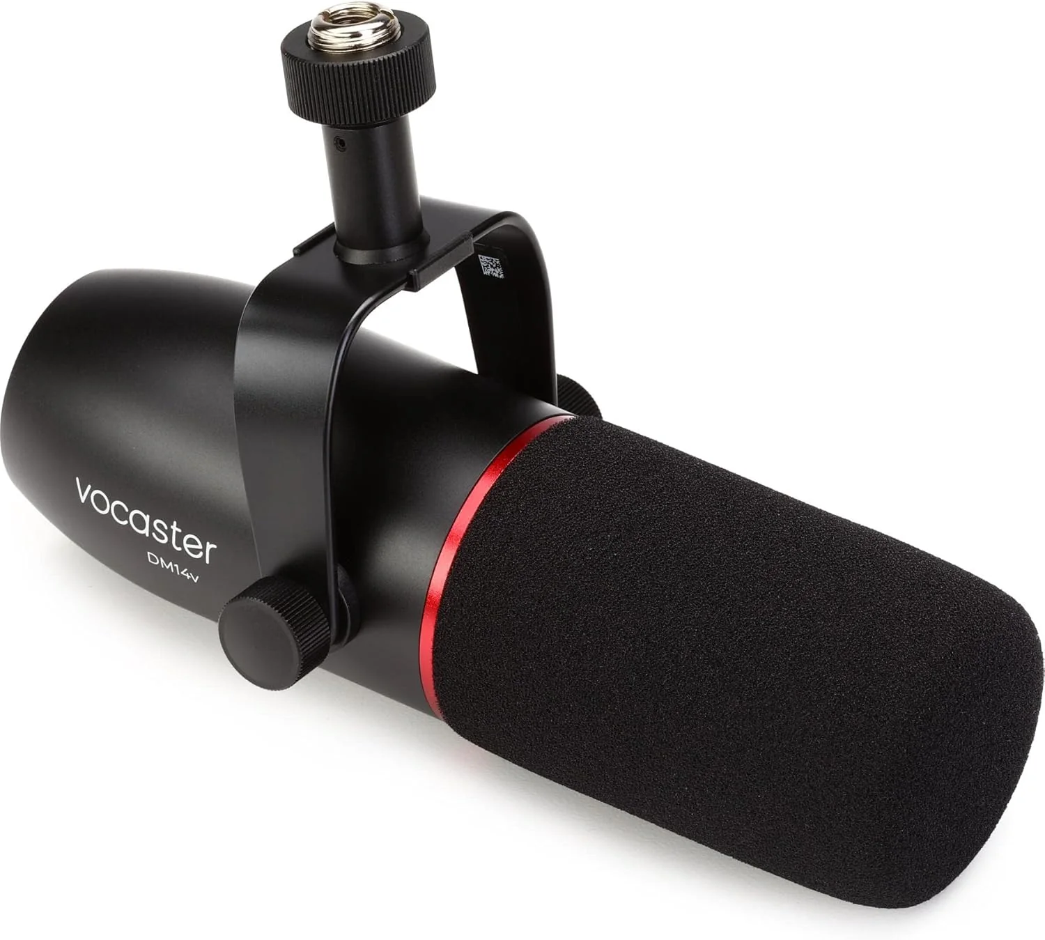 Micrófono Dinámico Focusrite Vocaster DM14v – Calidad Broadcast para Podcast con Filtro Anti-Pop Integrado