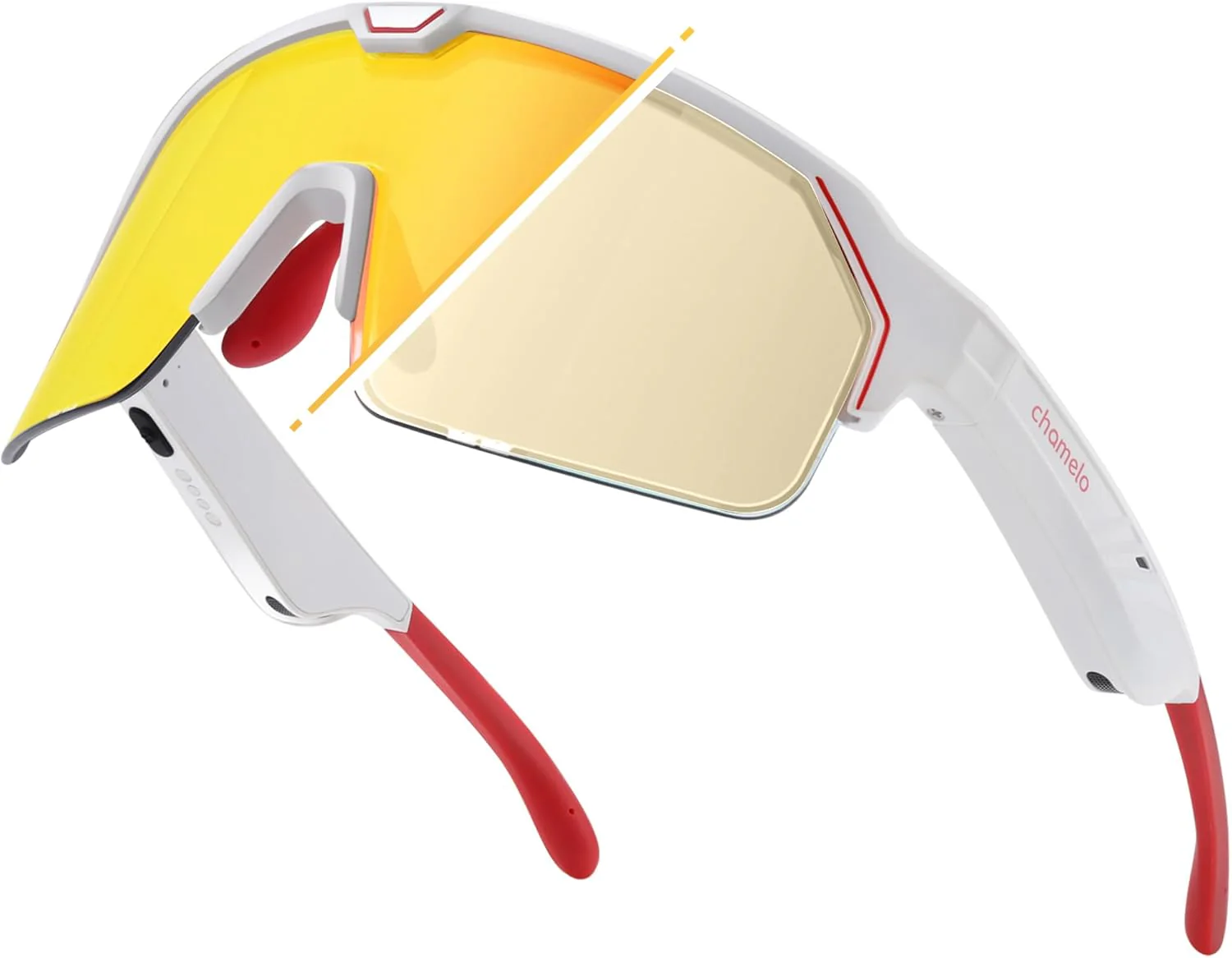 Gafas de Sol Inteligentes CHAMELO Music Shield Smart Audio | Gafas Bluetooth de Oído Abierto para Hombres y Mujeres con Control Electrónico de Tinte - Image 10