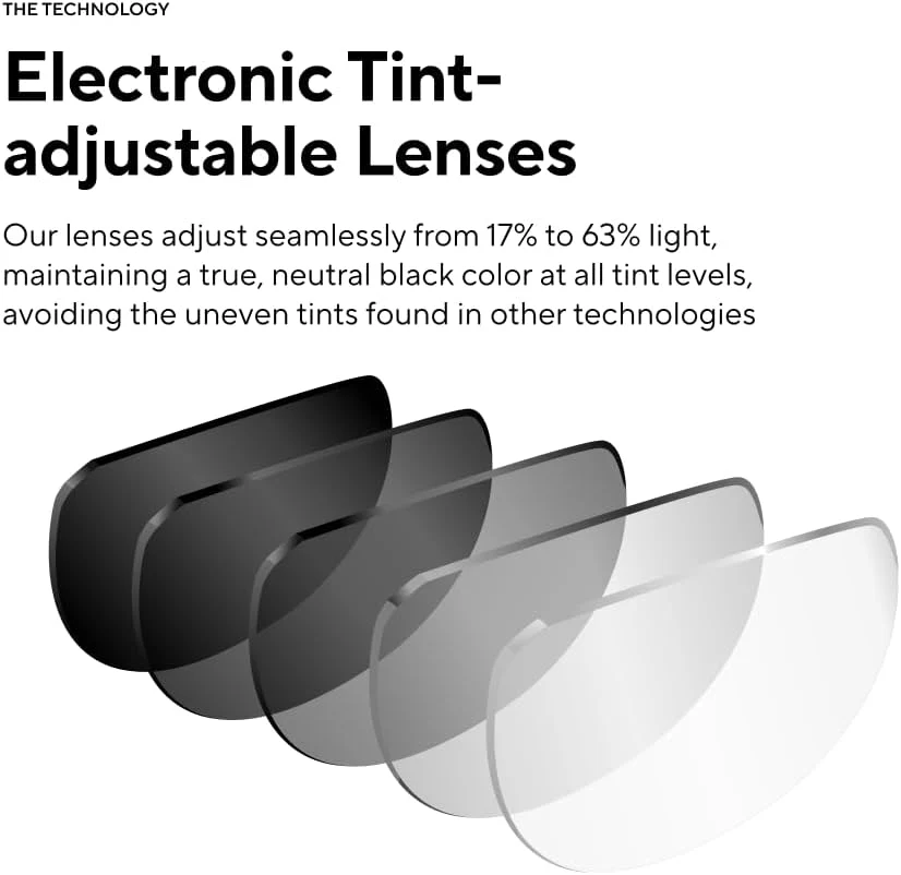 Gafas de Sol Inteligentes CHAMELO Music Shield Smart Audio | Gafas Bluetooth de Oído Abierto para Hombres y Mujeres con Control Electrónico de Tinte - Image 5