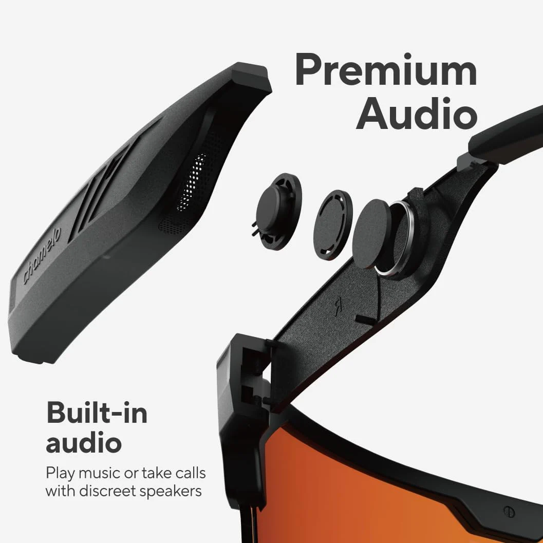 Gafas de Sol Inteligentes CHAMELO Music Shield Smart Audio | Gafas Bluetooth de Oído Abierto para Hombres y Mujeres con Control Electrónico de Tinte - Image 6