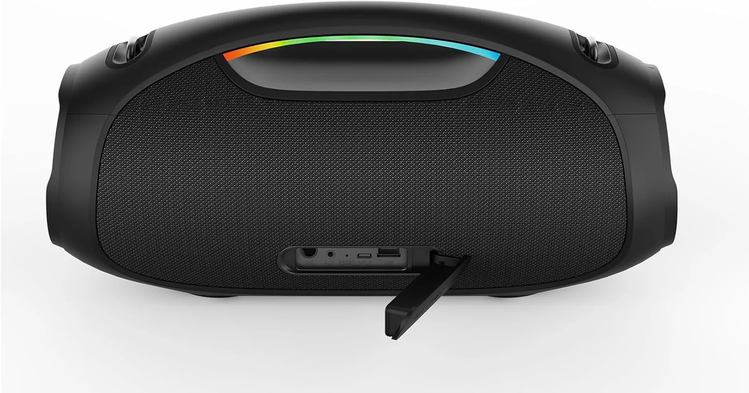 Parlante Bluetooth 120W Inalámbrico | Luces LED, IPX6 y Powerbank - Image 9
