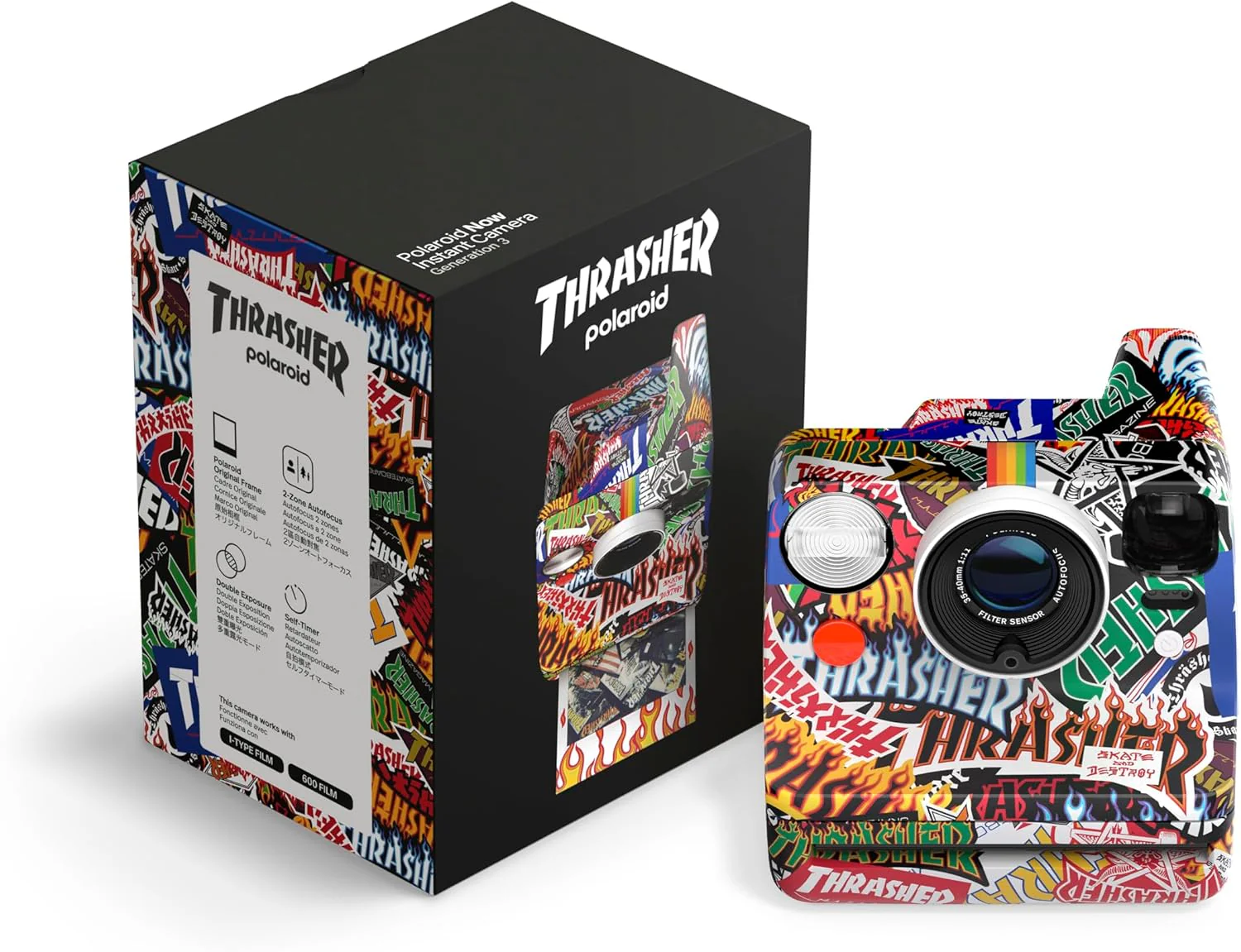 Polaroid Now Gen 3 - Cámara Instantánea, Autodisparador, Enfoque Automático, Doble Exposición y Carga USB-C - Image 15