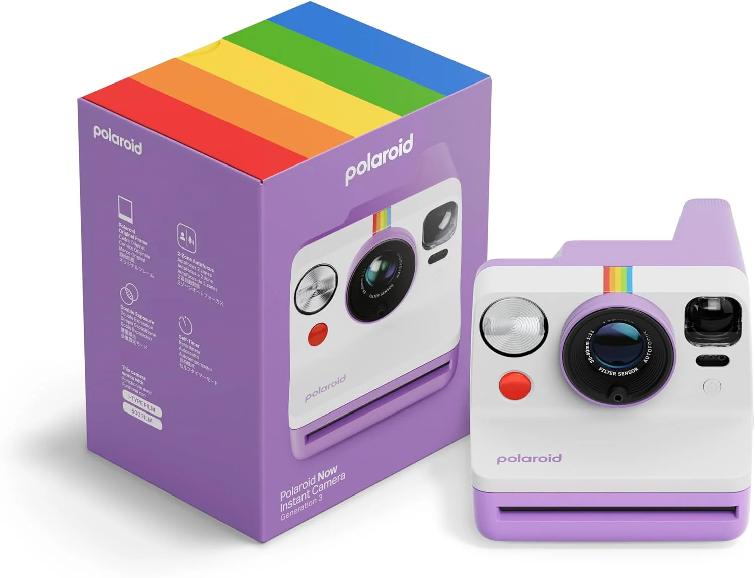 Polaroid Now Gen 3 - Cámara Instantánea, Autodisparador, Enfoque Automático, Doble Exposición y Carga USB-C - Image 17