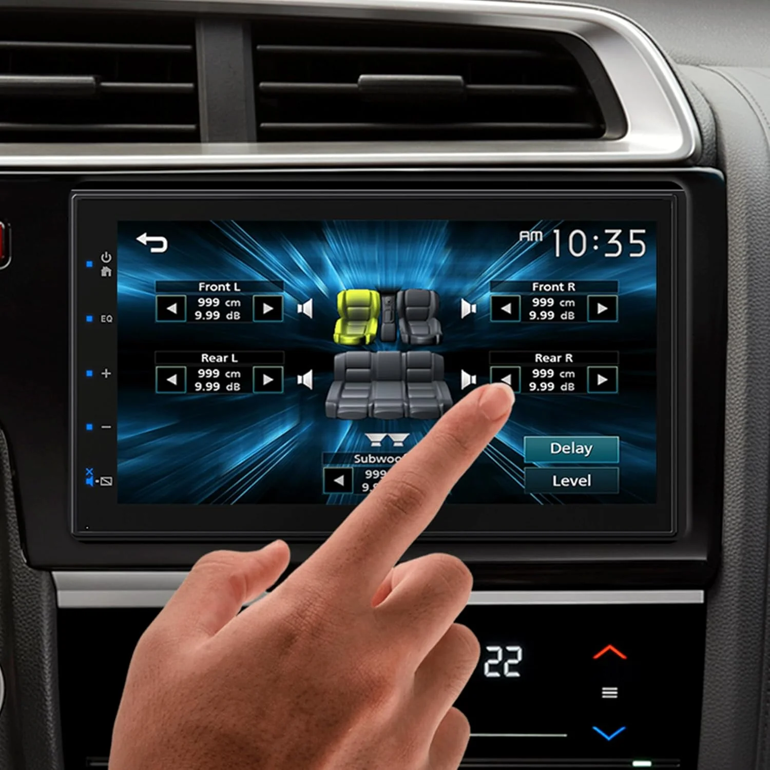 Radio Auto 6.75" Táctil | Dual Bluetooth y Chasis Corto - Image 4