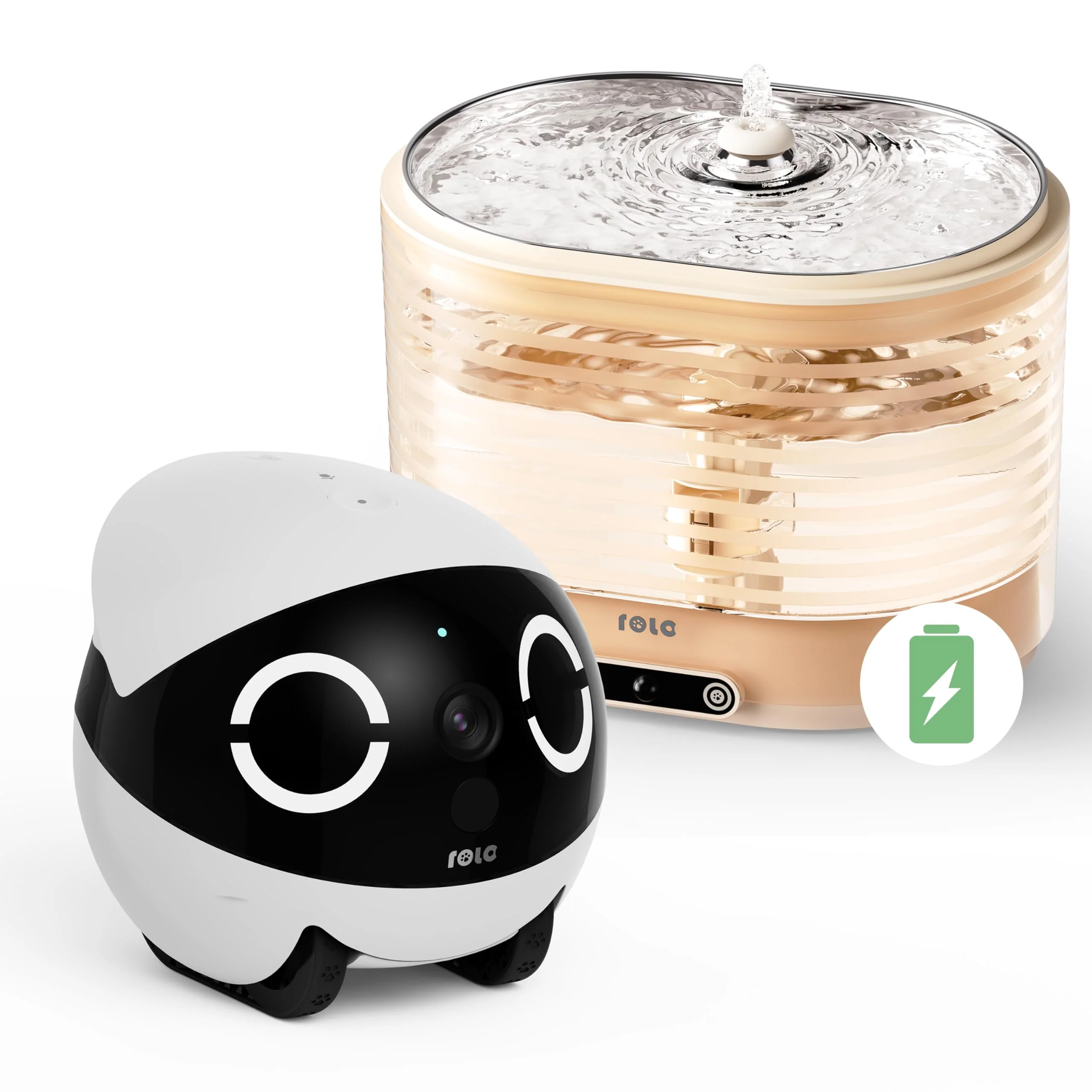 Robot Cámara ROLA Mini para Mascotas | 2K y Audio 2 Vías - Image 2