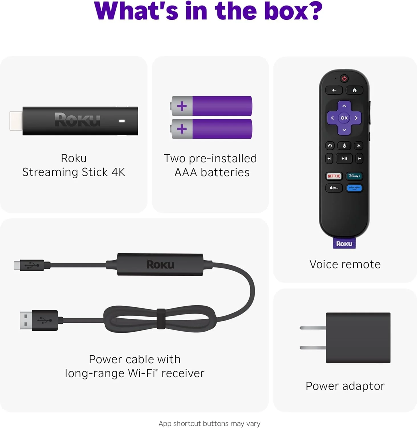 Roku Streaming Stick 4K - Dispositivo de transmisión HDR y Dolby Vision Roku para TV con control remoto por voz y Wi-Fi de largo alcance - TV gratis y en vivo - Image 12
