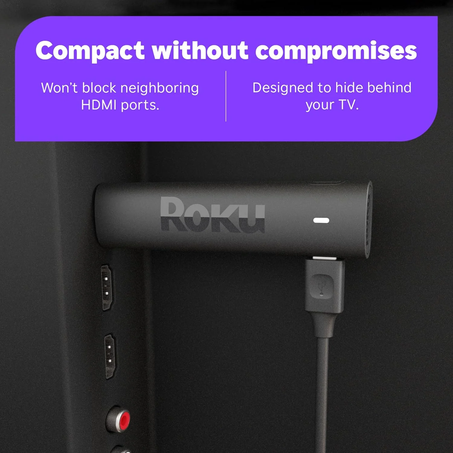 Roku Streaming Stick 4K - Dispositivo de transmisión HDR y Dolby Vision Roku para TV con control remoto por voz y Wi-Fi de largo alcance - TV gratis y en vivo - Image 4
