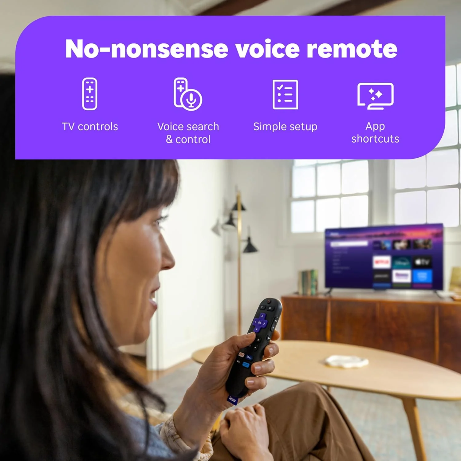 Roku Streaming Stick 4K - Dispositivo de transmisión HDR y Dolby Vision Roku para TV con control remoto por voz y Wi-Fi de largo alcance - TV gratis y en vivo - Image 6