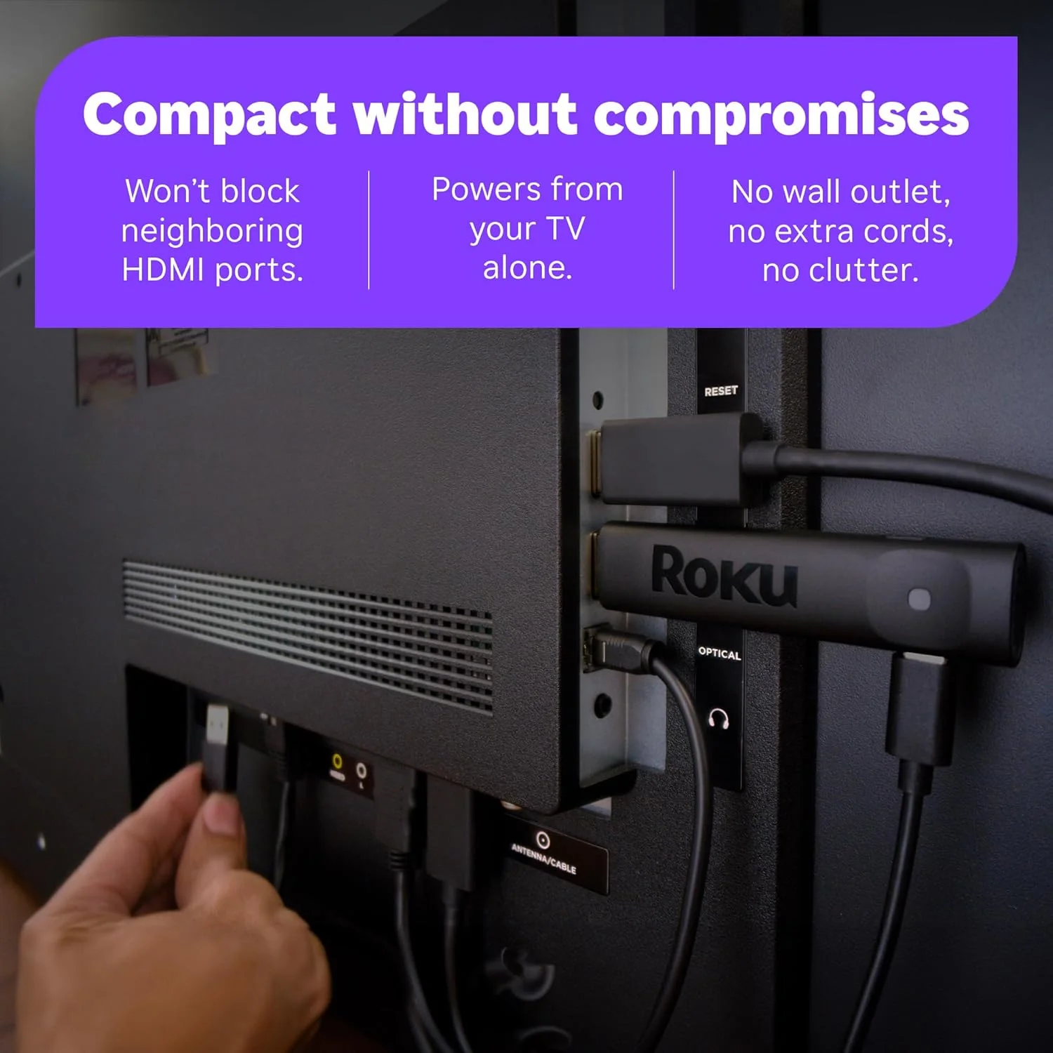 Roku Streaming Stick Plus 2025 - Dispositivo de transmisión Roku 4K y HDR para TV con control remoto por voz - TV gratis y en vivo - Image 4