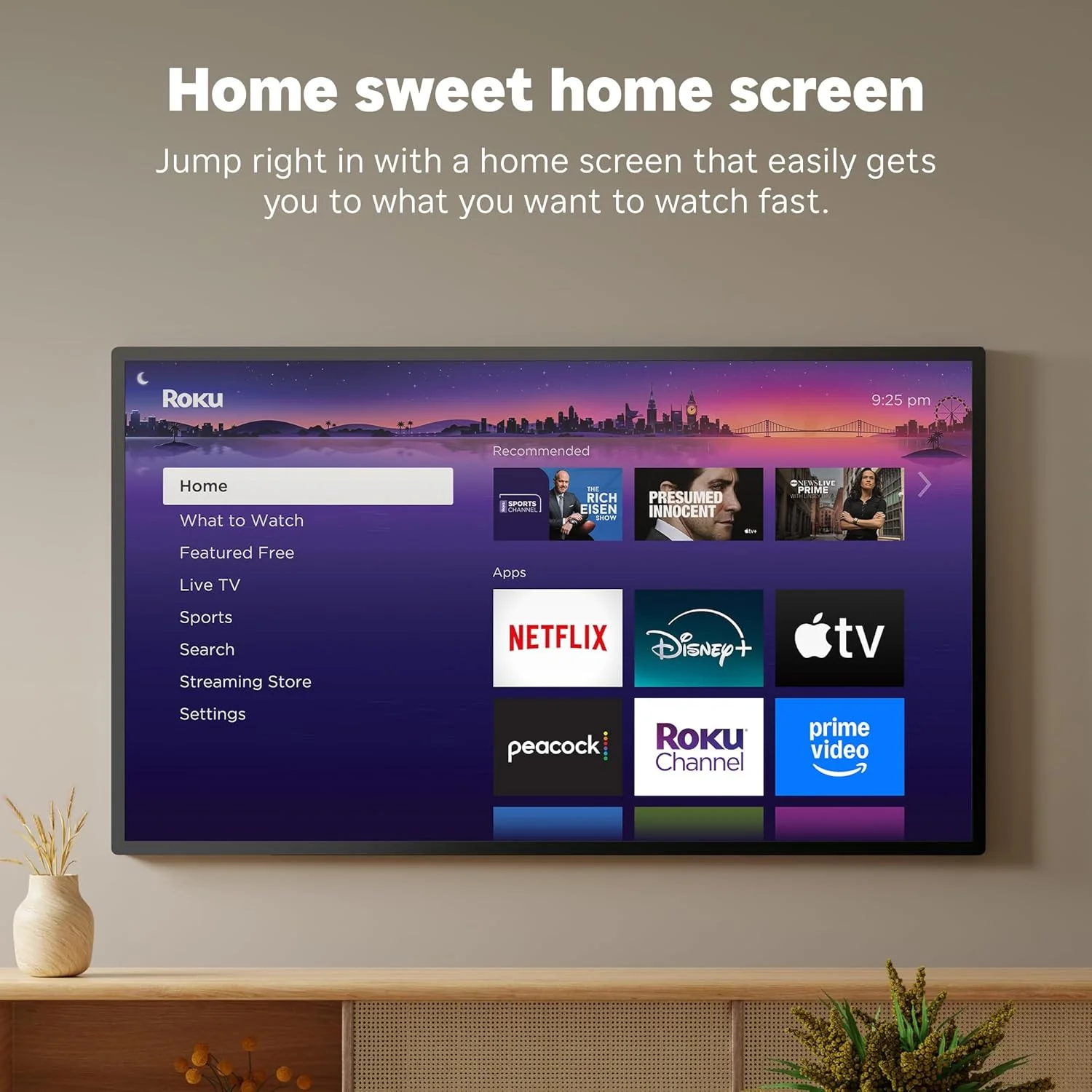 Roku Streaming Stick Plus 2025 - Dispositivo de transmisión Roku 4K y HDR para TV con control remoto por voz - TV gratis y en vivo - Image 6