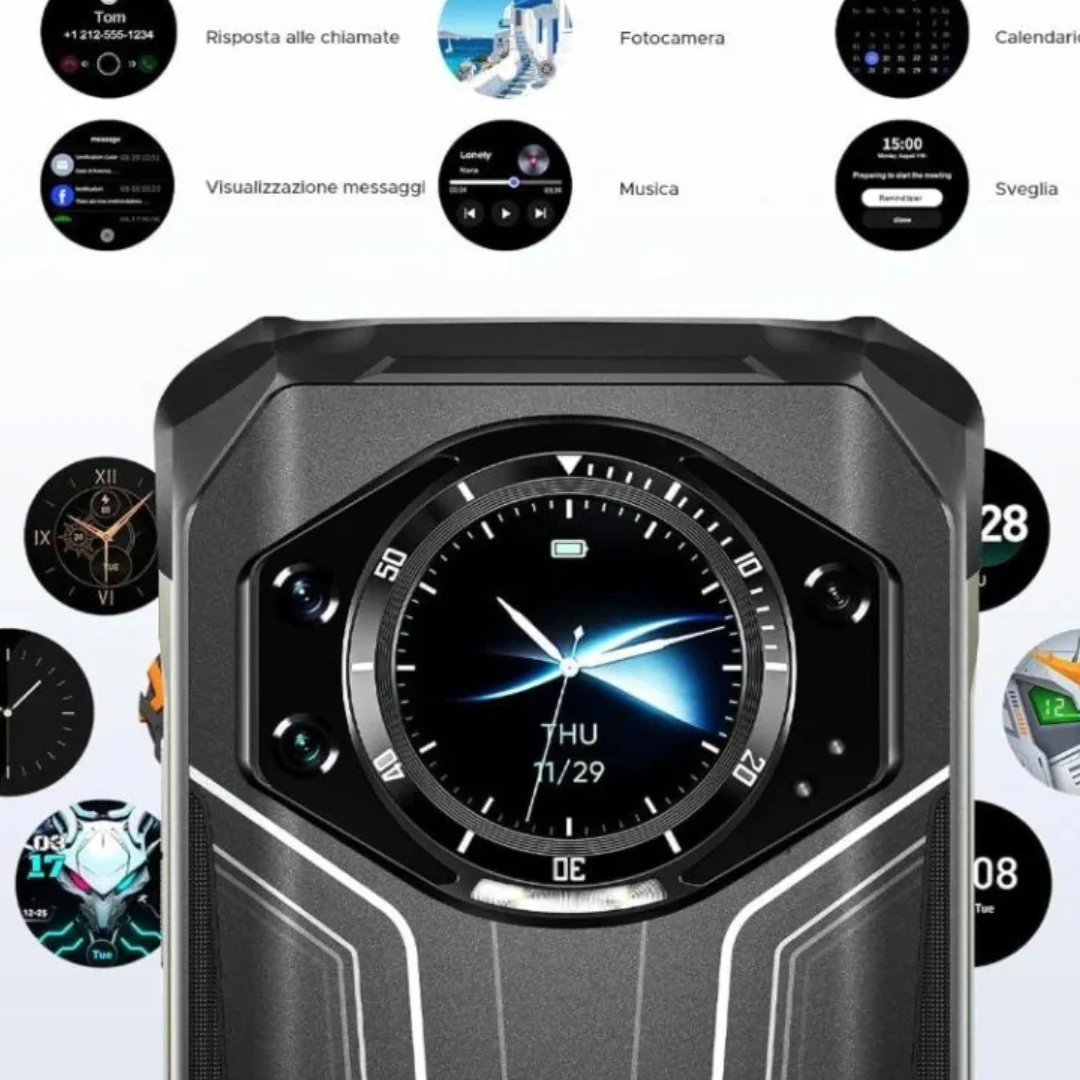DOOGEE S119 (2025) Version Global Celular Indestructible Doble Pantalla, 100MP y Visión Nocturna (10200mAh) - Image 6