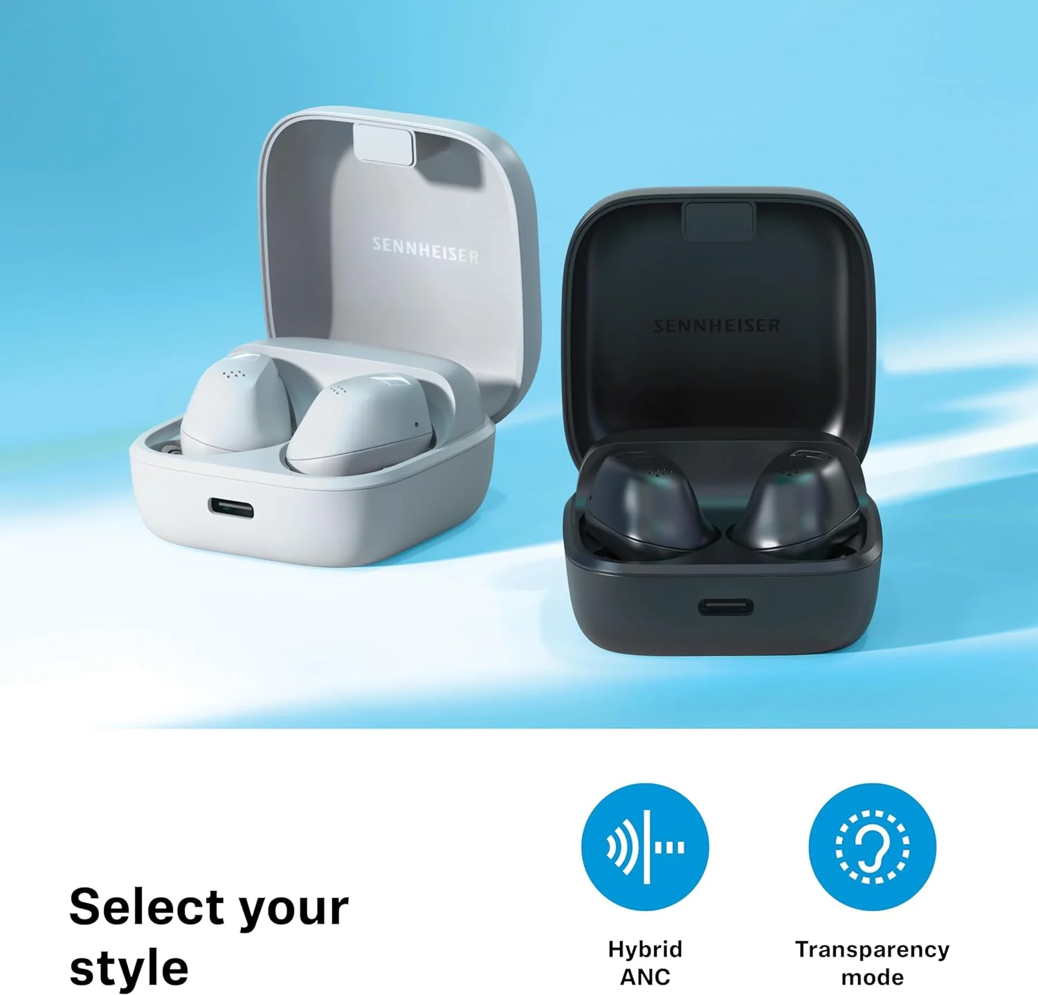 Sennheiser ACCENTUM True Wireless: Audífonos In-Ear Bluetooth con ANC Híbrida, 28 Horas de Batería y Llamadas de Doble Micrófono - Image 7