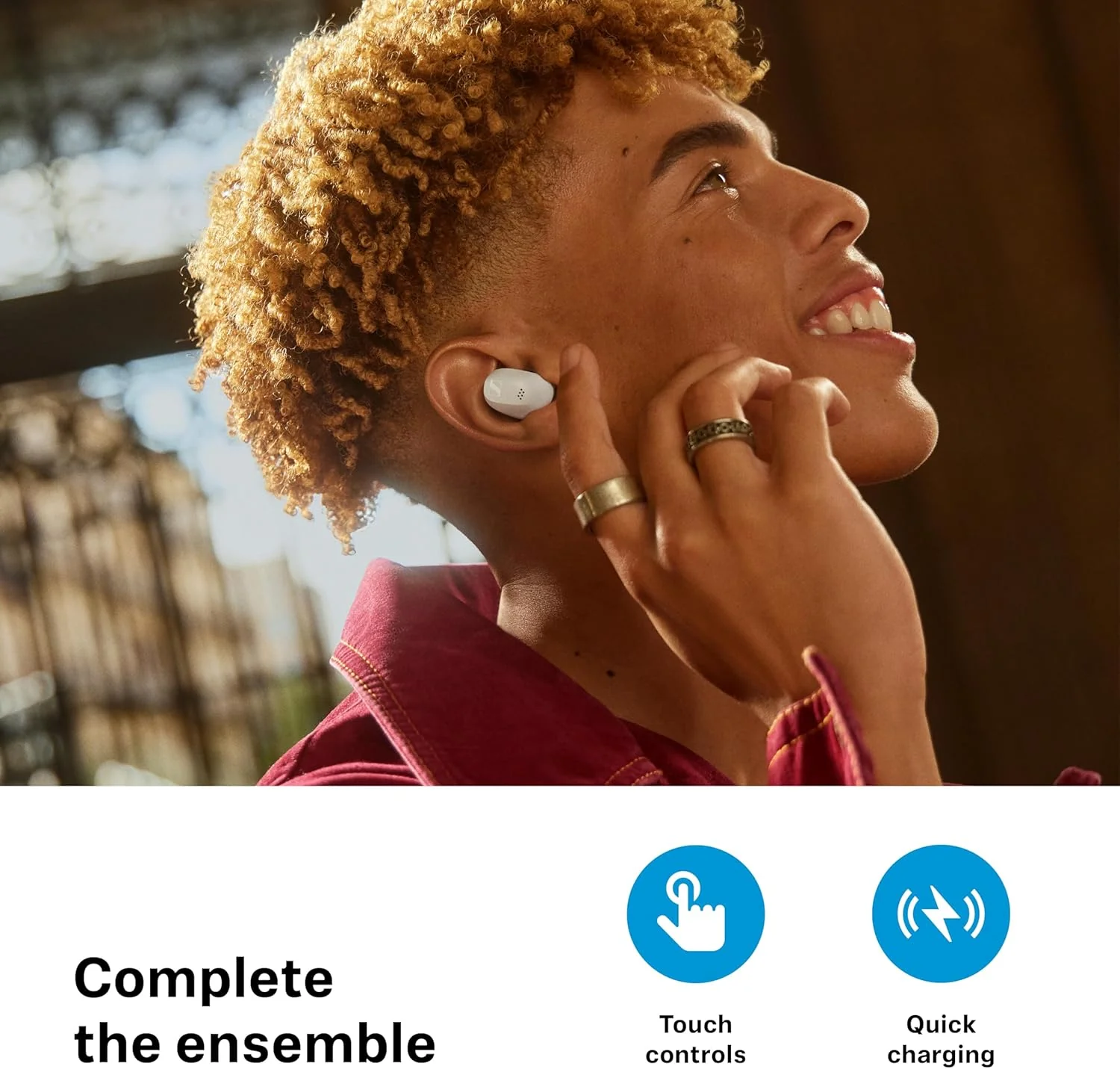 Sennheiser ACCENTUM True Wireless: Audífonos In-Ear Bluetooth con ANC Híbrida, 28 Horas de Batería y Llamadas de Doble Micrófono - Image 9