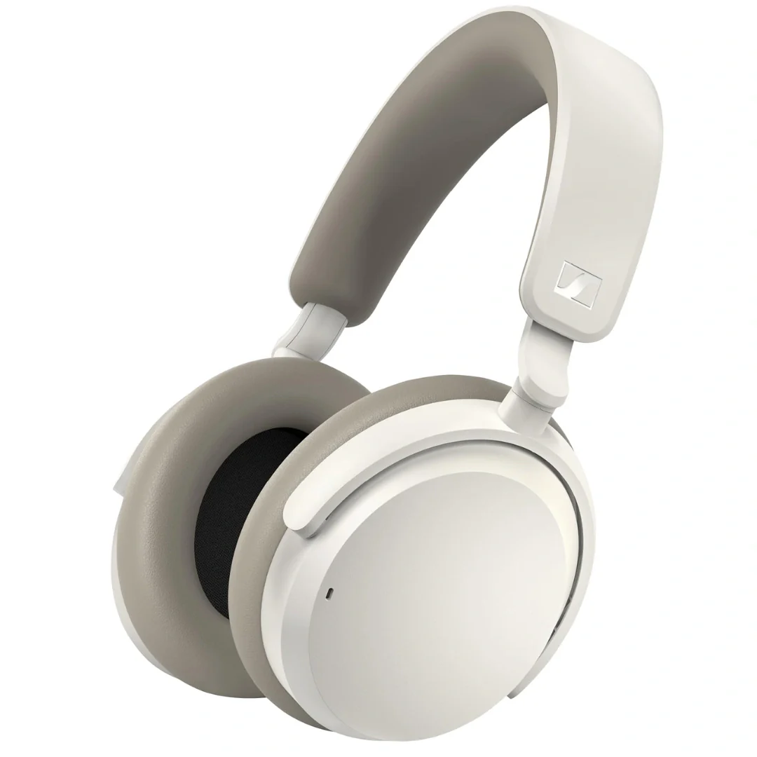Sennheiser ACCENTUM plus Wireless Auriculares Con Bluetooth - Audio Función De Carga Rápida, Autonomía De 50 Horas Y Cancelación De Ruido Activa Híbrida Adaptativa - Blanco - Image 4