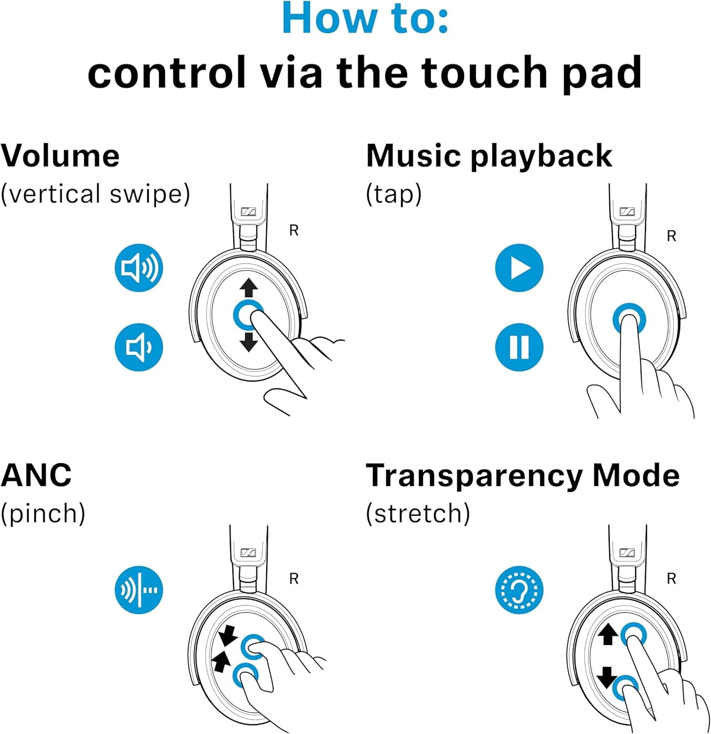 Sennheiser MOMENTUM 4 Wireless: Auriculares Over-Ear Bluetooth con Cancelación de Ruido Adaptativa, 60h de Batería y Sonido Personalizable (Seminuevo) - Image 14