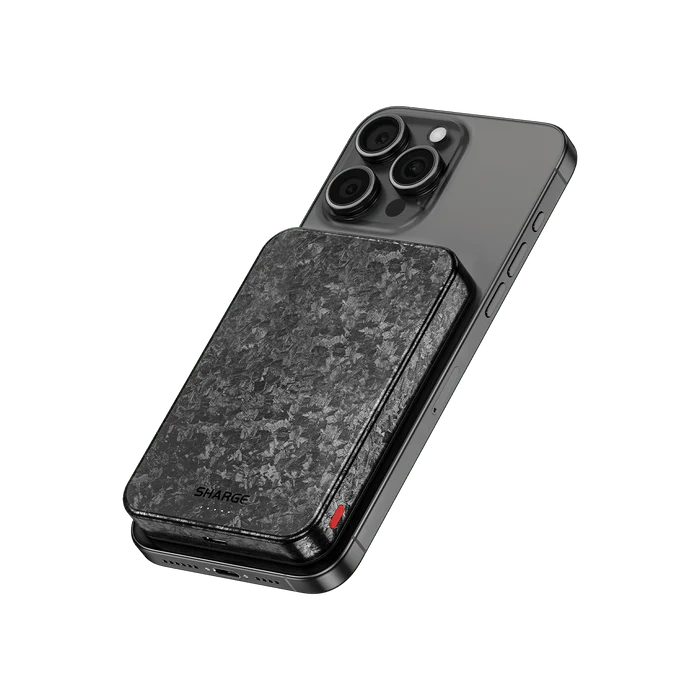 Sharge CarbonMag Power Bank Inalámbrico 10.000 Mah - Carbón