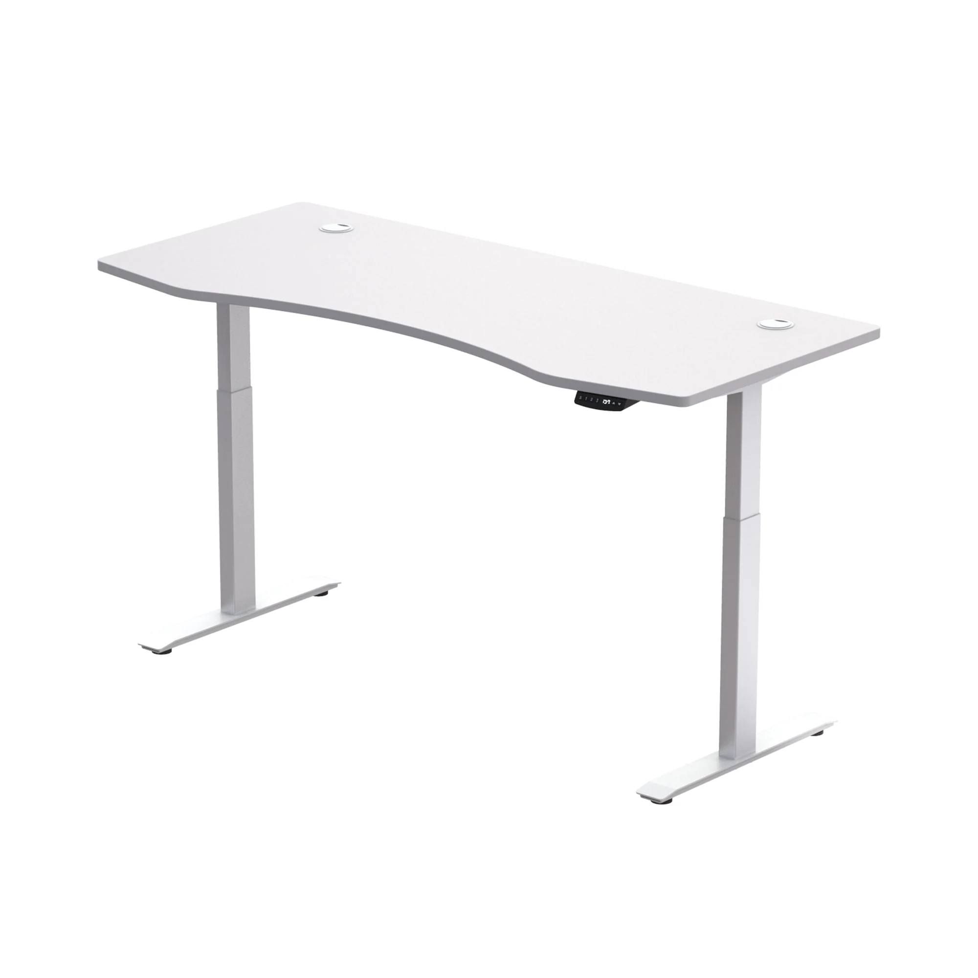 Standing Curved Desk 1.50 x 80 cm / Base Dual Motor Pro
