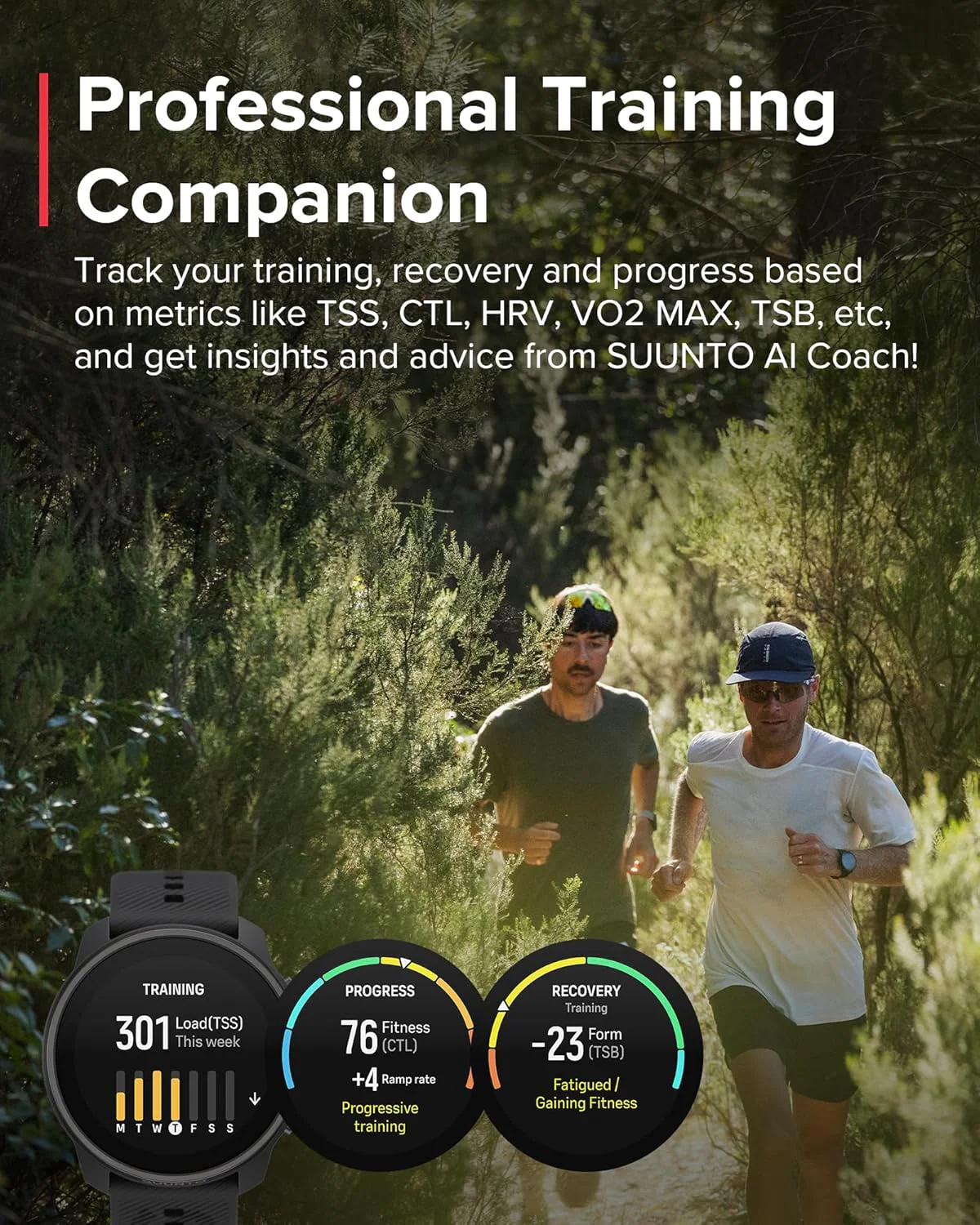Suunto Reloj GPS – Pantalla AMOLED, Mapas Offline y GPS Dual-Band (Compacto de 45mm) - Image 5