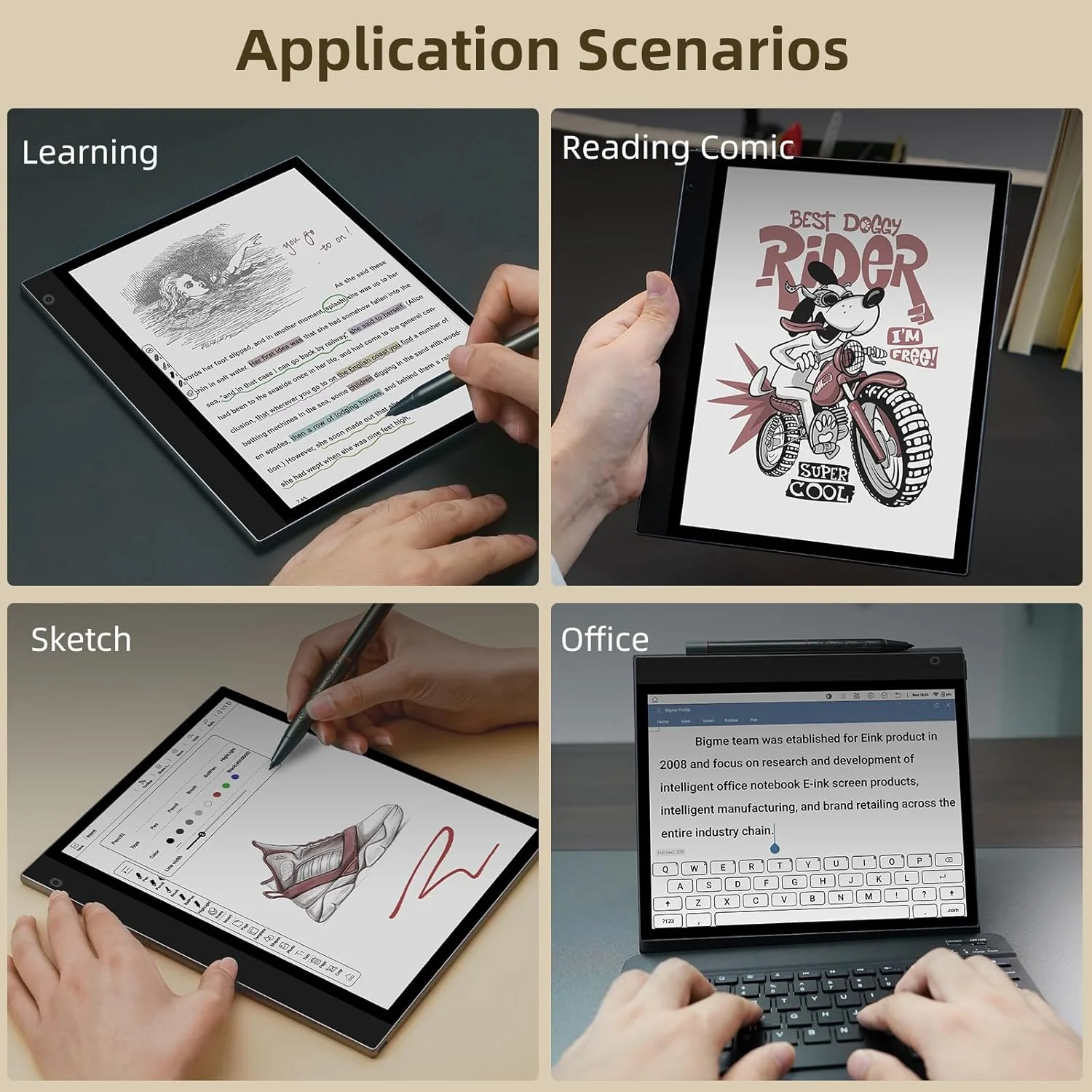 Tablet E-Ink Color Bigme InkNote 10.3" – Pantalla de Papel Digital con Cámara, 4 Micrófonos y Android - Image 5