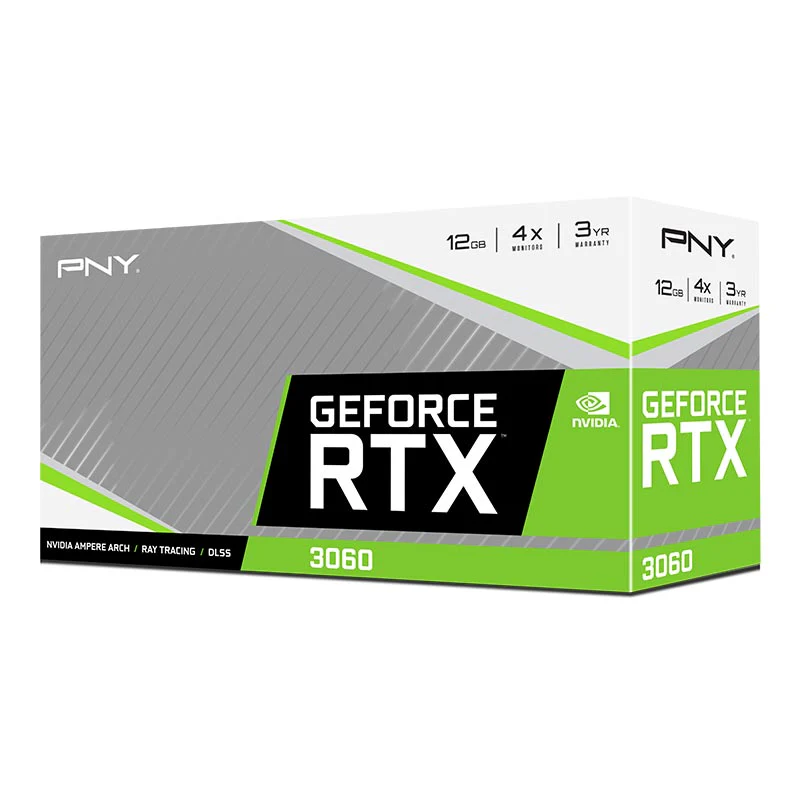 PNY GeForce RTX 3060 12GB VERTO Dual Fan GPU - Image 2