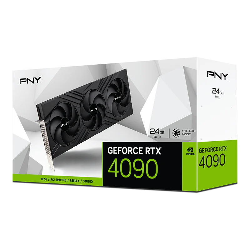 PNY GeForce RTX 4090 24GB VERTO Triple Fan DLSS 3 GPU - Image 2