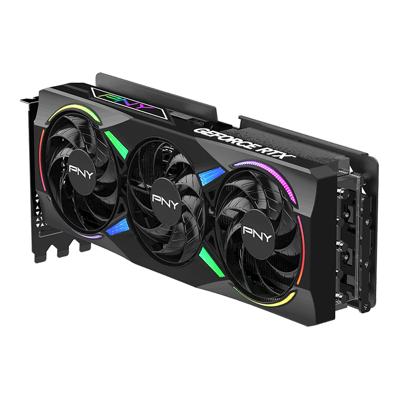 PNY GeForce RTX 5070Ti 16GB ARGB Overclocked Triple Fan GPU - Image 5