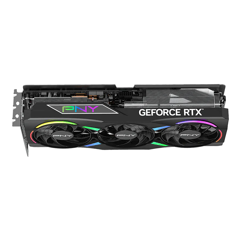 PNY GeForce RTX 5070Ti 16GB ARGB Overclocked Triple Fan GPU - Image 6