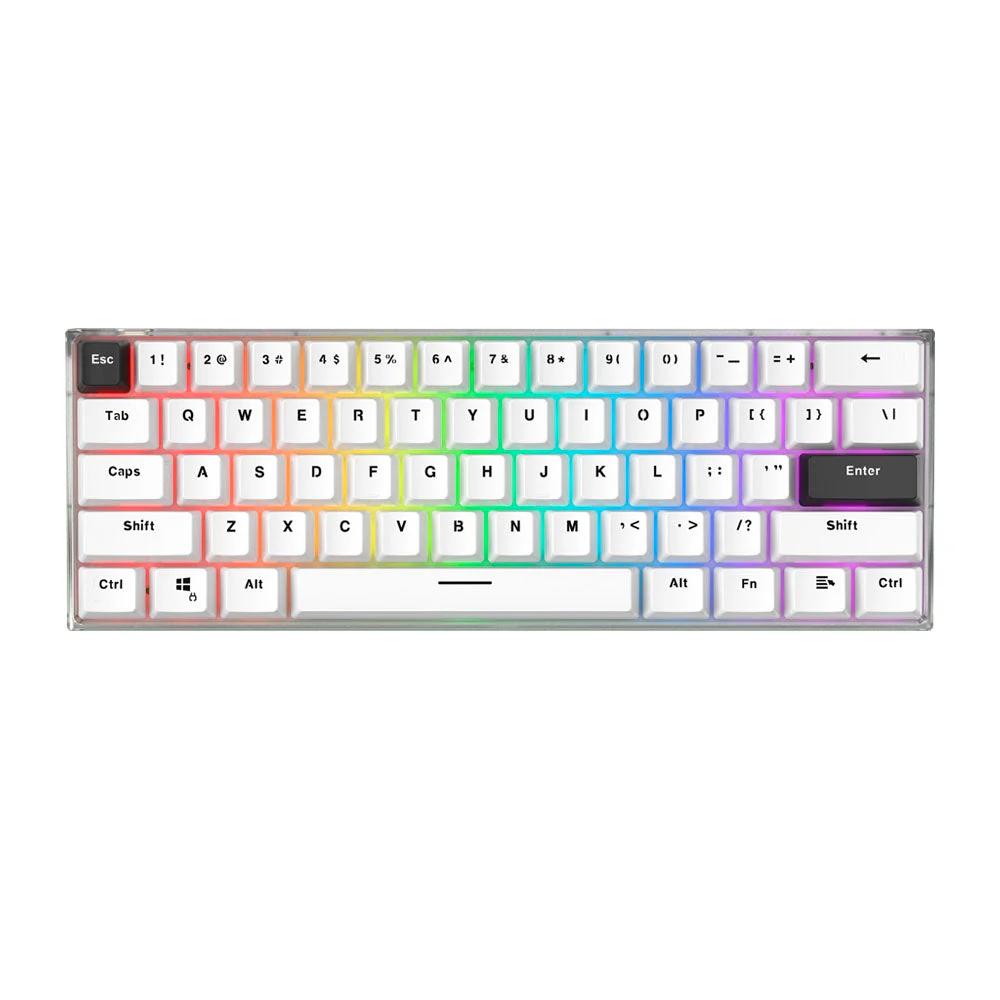 Teclado Mecánico Fantech MK857 MAXFIT 61 Inalambrico Frost RGB - Image 5