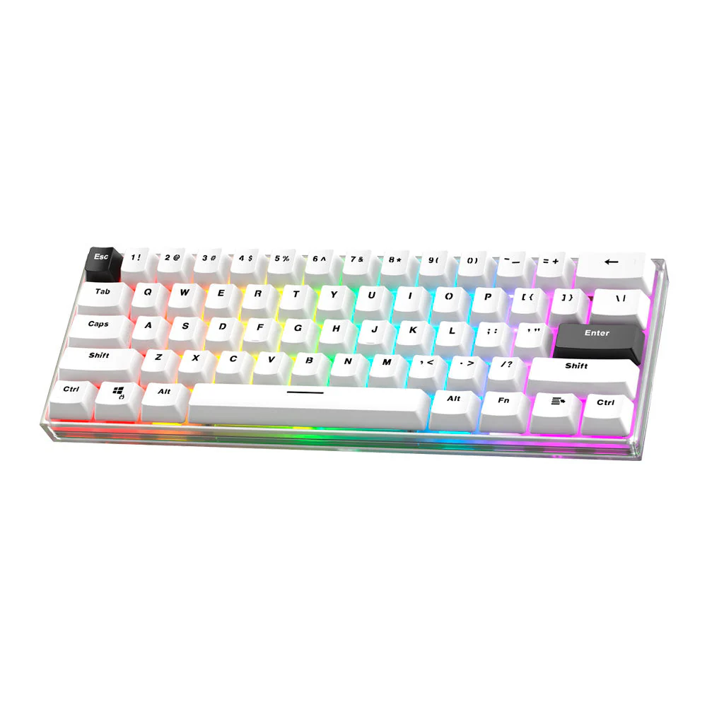 Teclado Mecánico Fantech MK857 MAXFIT 61 Inalambrico Frost RGB - Image 8