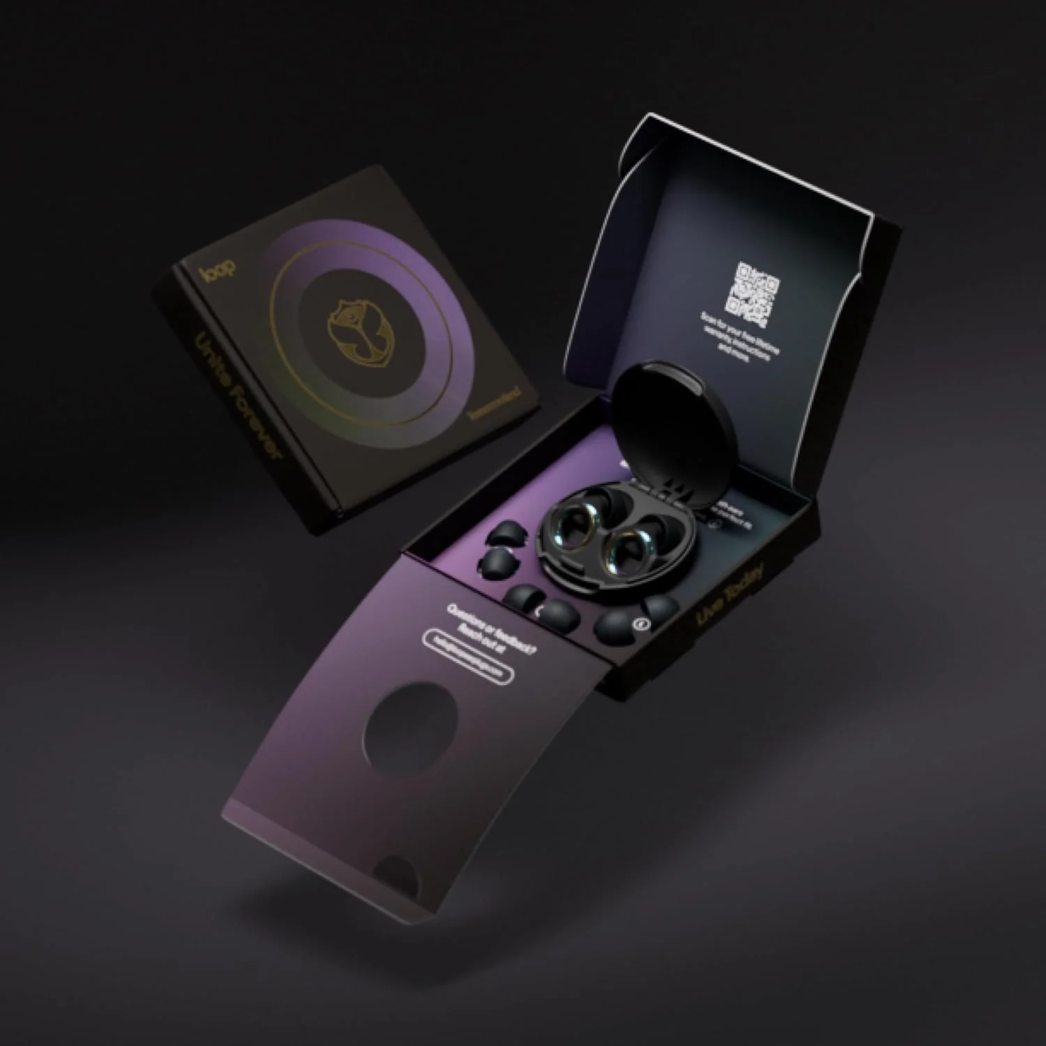 Tomorrowland x Loop Experience 2 Tapones para los oídos – Elegante protección auditiva para conciertos y festivales, música en vivo, vida nocturna y músicos – Tapones para los oídos con reducción de ruido de 17 dB (alta fidelidad) – Edición limitada - Image 3