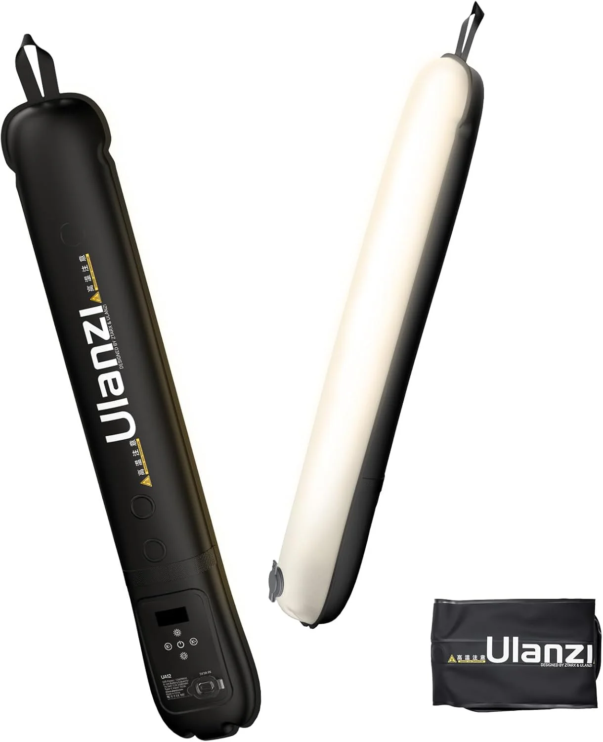 Tubo Luz Inflable Ulanzi LED 12W-120W RGB/Bi-Color Plegable