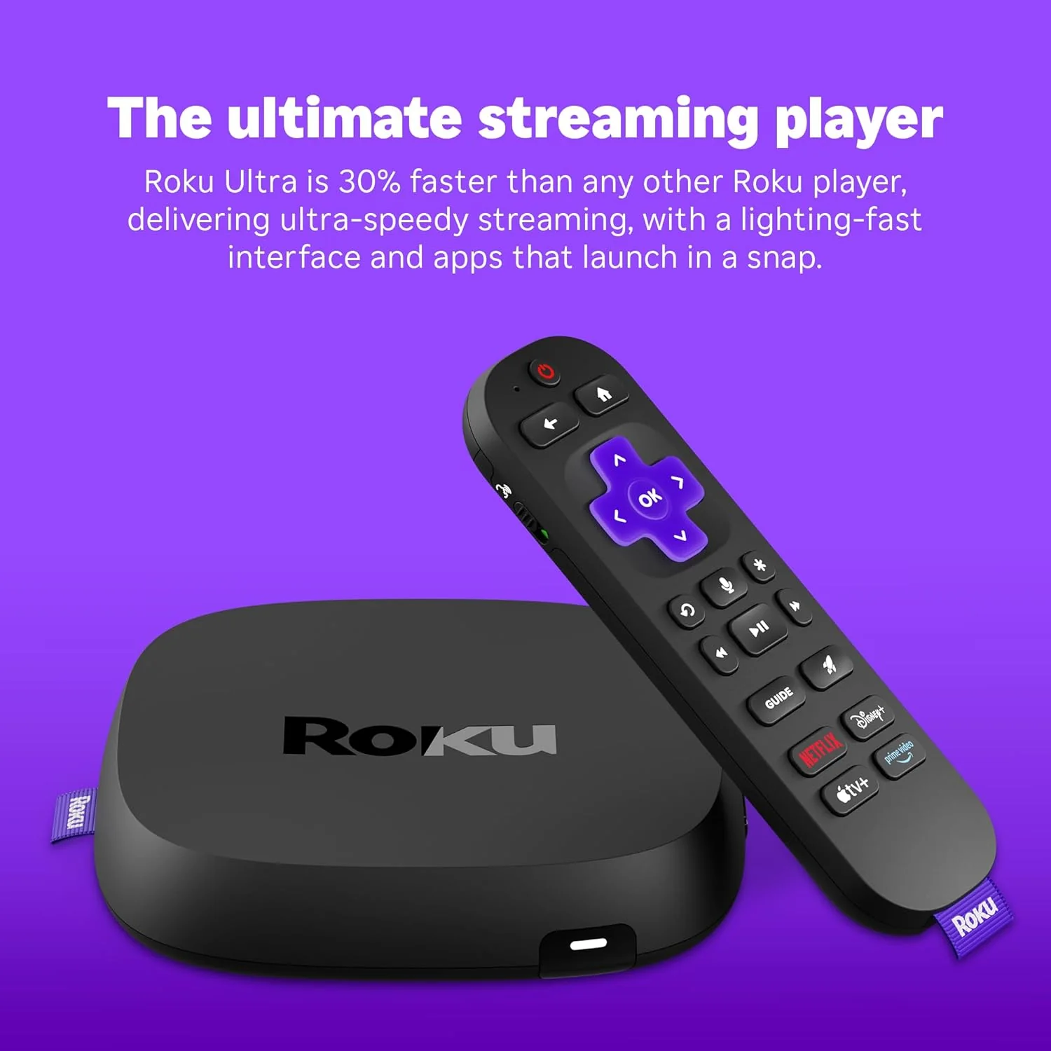 Roku Ultra - Ultimate Streaming Player - 4K Streaming Device for TV with HDR10+ - Image 2